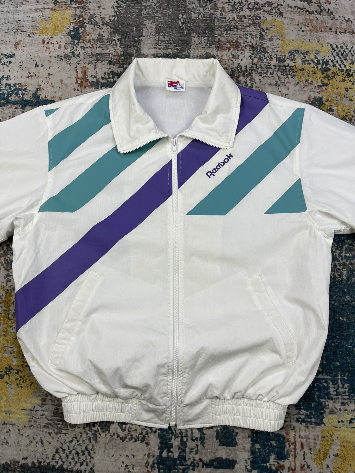 Reebok Vtg 80/90s Reebok Zipper Track Top Jacket Size US M / EU 48-50 / 2 - 7 Thumbnail