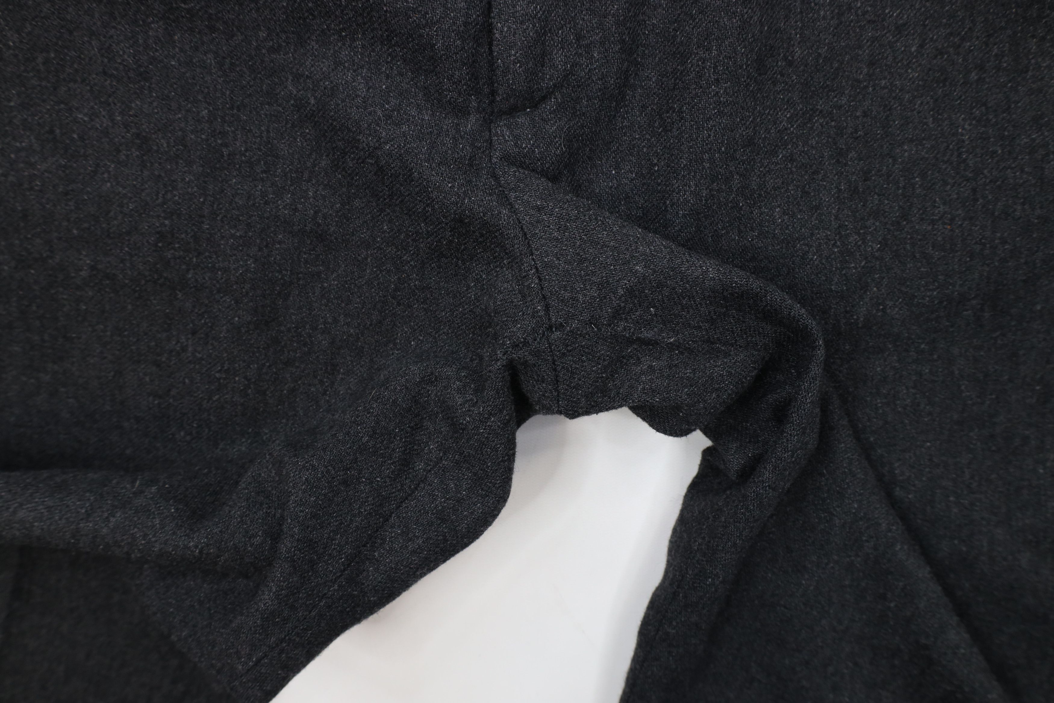 Vintage Vintage 70s Streetwear Flared Wide Leg Chino Pants Dark Gray Size US 34 / EU 50 - 5 Thumbnail
