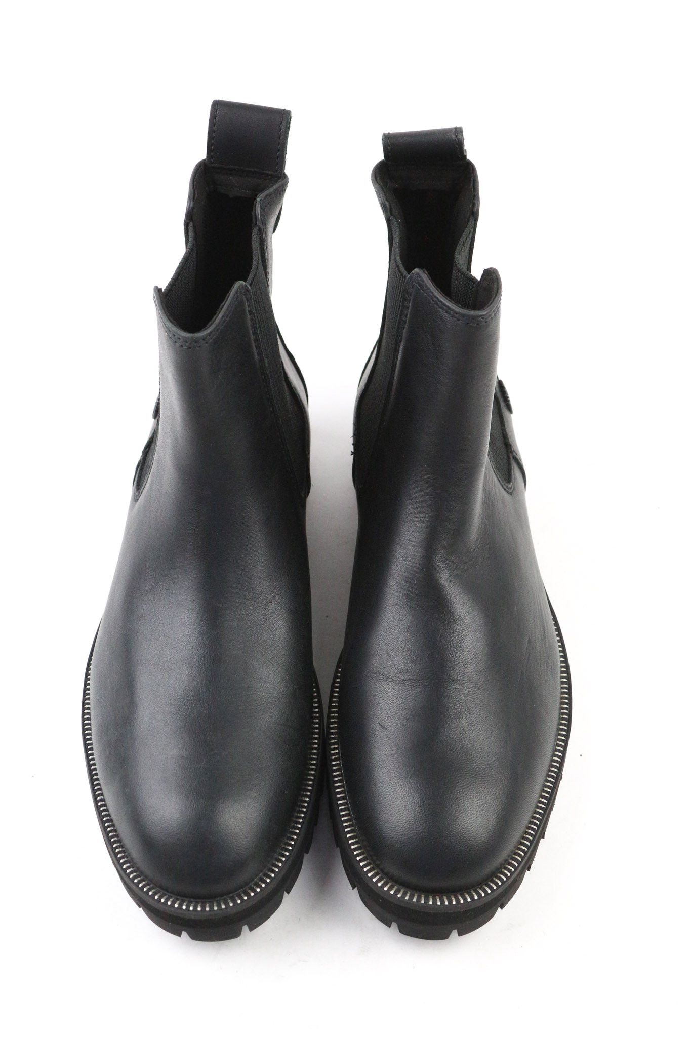 Timberland A2KRE UK5 Black Leather Elastic Side Shoes 79621 Size US 7.5 / IT 37.5 - 4 Thumbnail