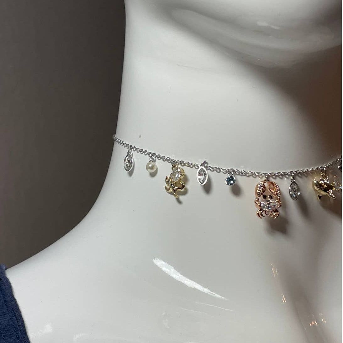 Swarovski Swarovski Ocean Charm adjustable Choker Necklace Size ONE SIZE - 4 Thumbnail