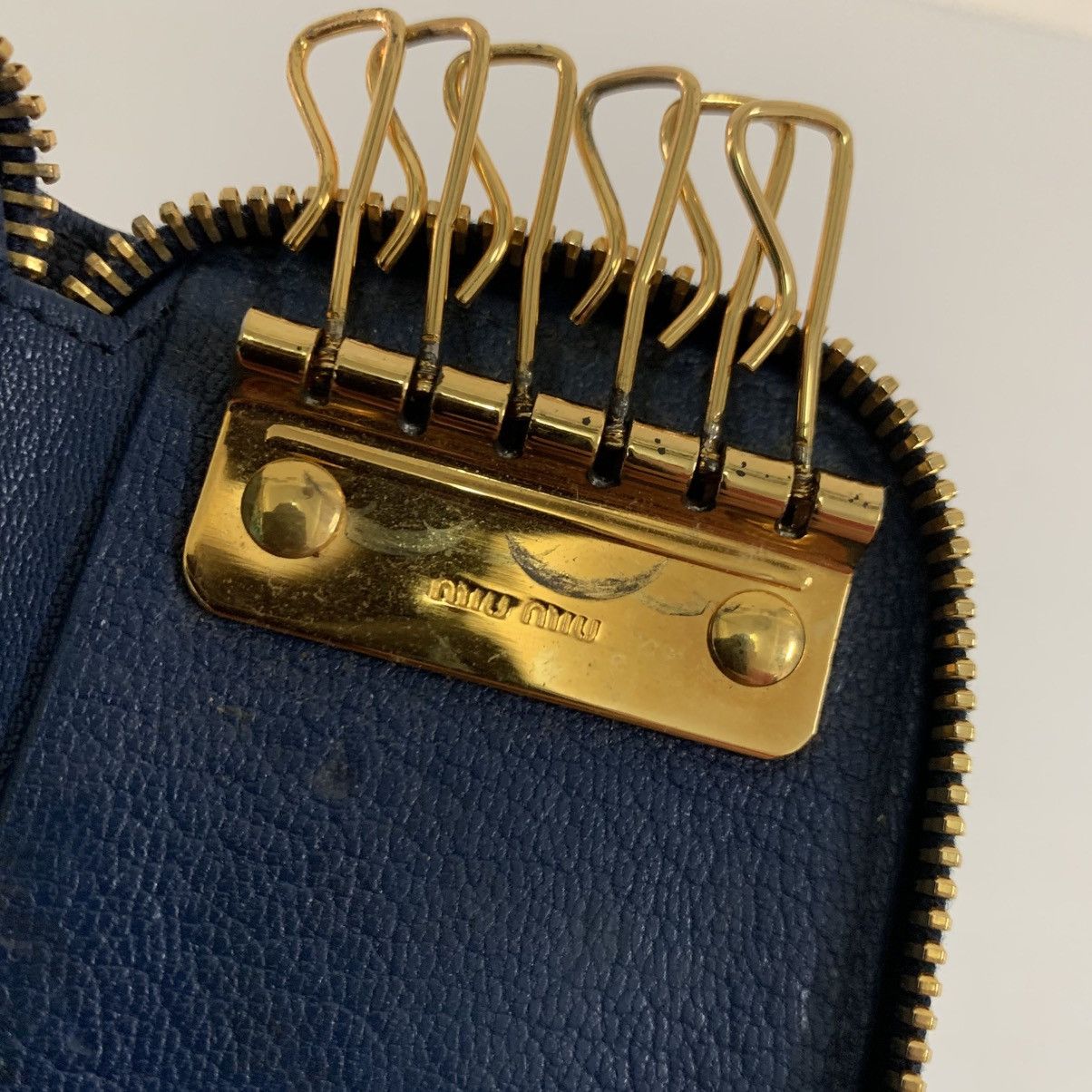 Miu Miu Miu Miu Leather Key Holder Size ONE SIZE - 9 Thumbnail