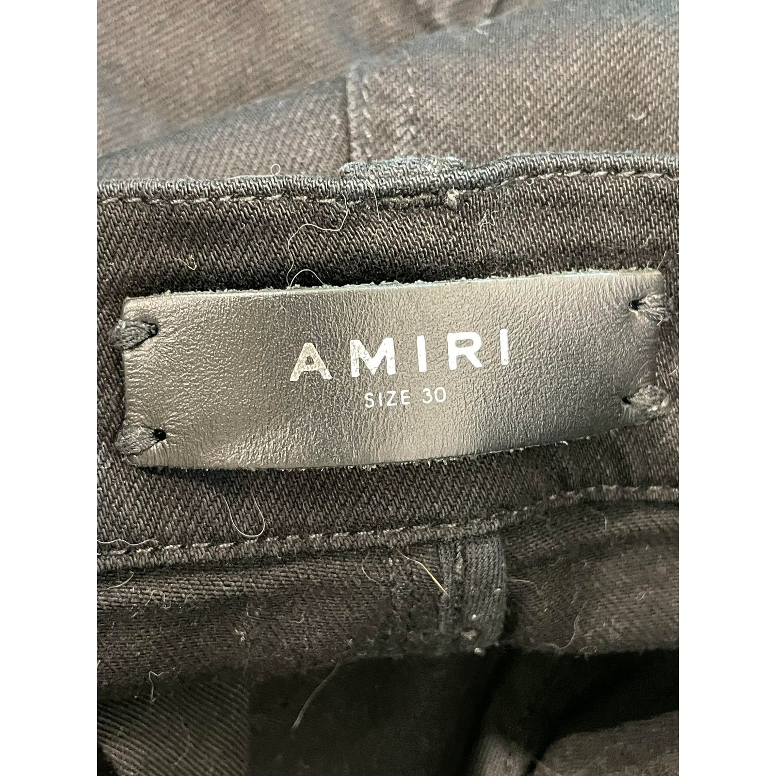 Amiri Amiri Thrasher Gold Stripe Black Jeans Size US 30 / EU 46 - 10 Thumbnail