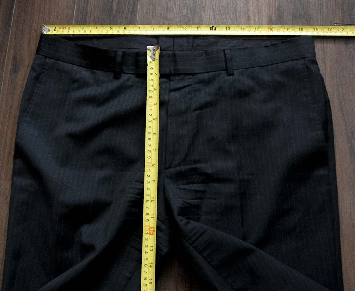 Hugo Boss Hugo Boss Pants Paolini Size 37x31 Dark Gray Stripe Size US 37 - 4 Thumbnail