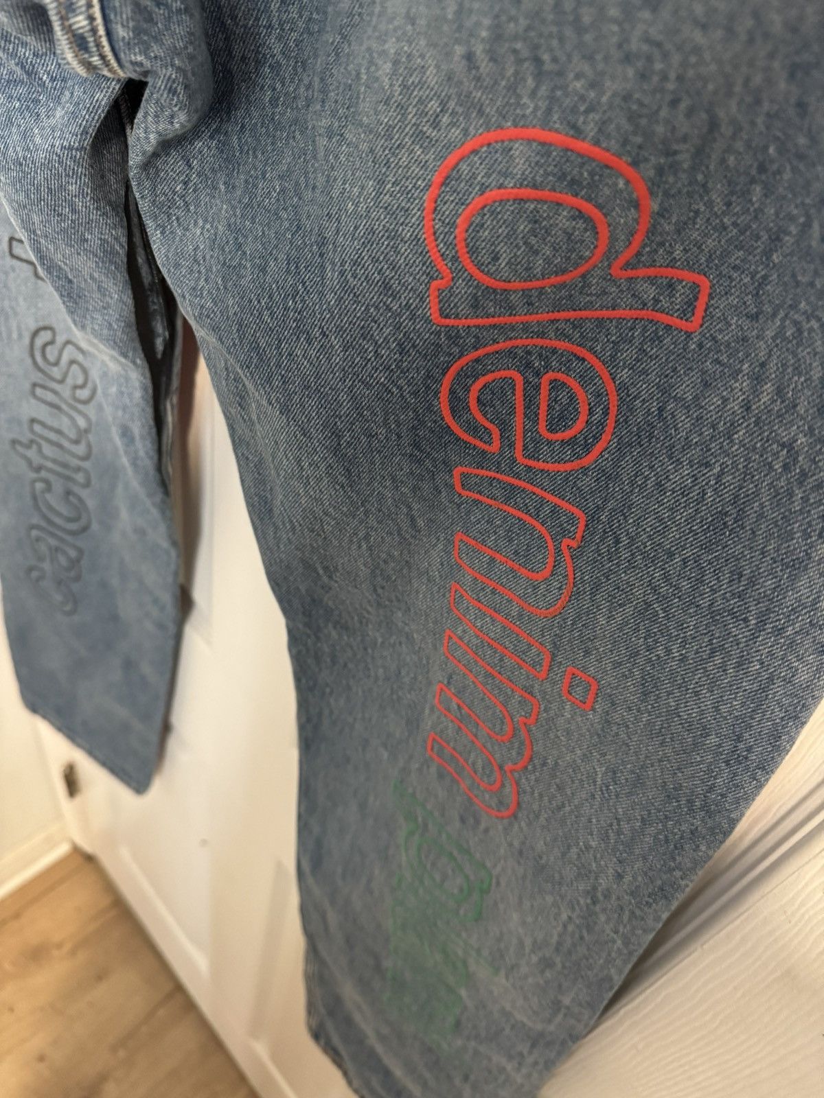 Cactus Plant Flea Market × DENIM TEARS Denim Tears x CPFM 4th of July denim Size US 32 / EU 48 - 4 Thumbnail