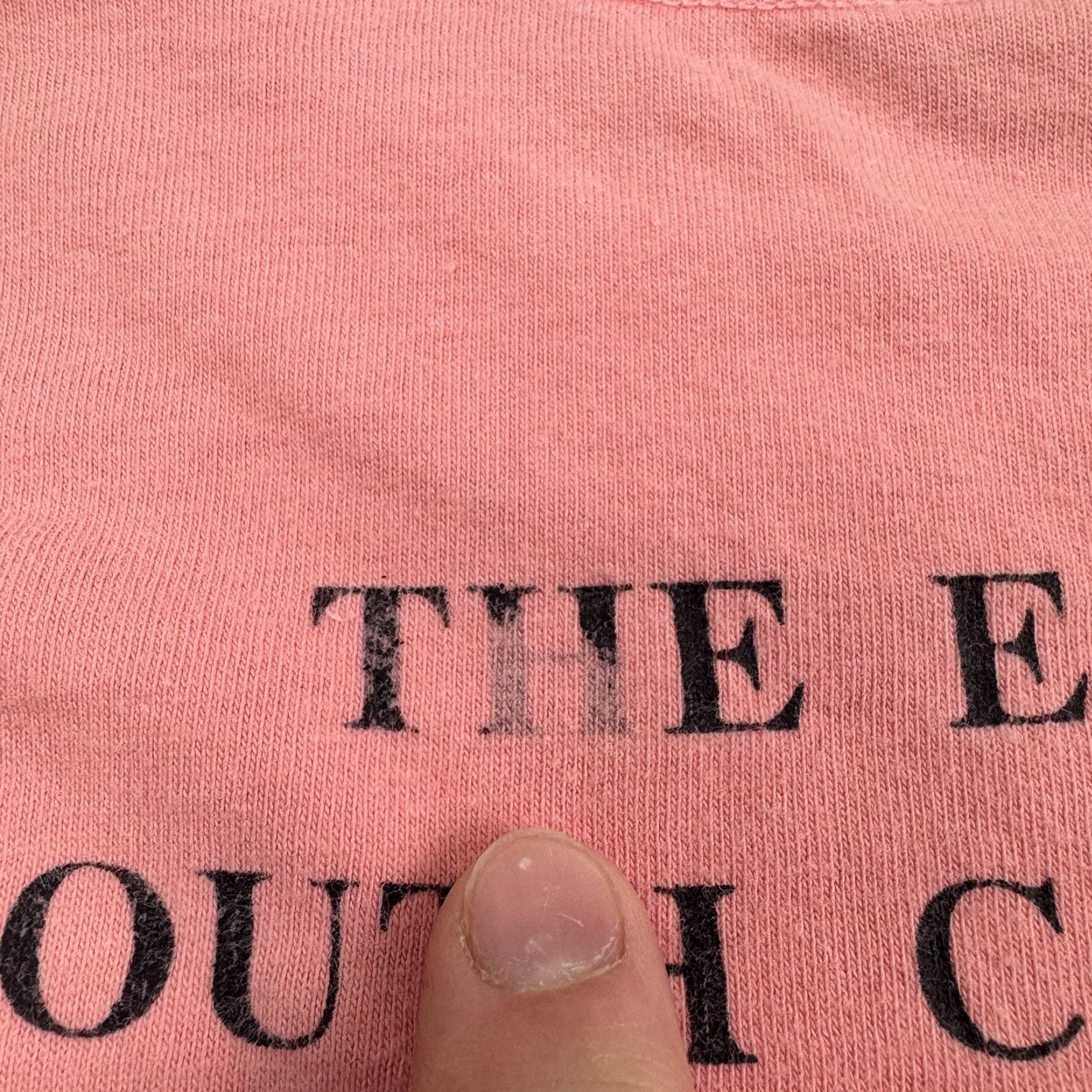 Fruit Of The Loom VINTAGE Fruit of the Loom T-Shirt Adult Large Pink Fossils Artifacts 90s Men Size US L / EU 52-54 / 3 - 4 Thumbnail