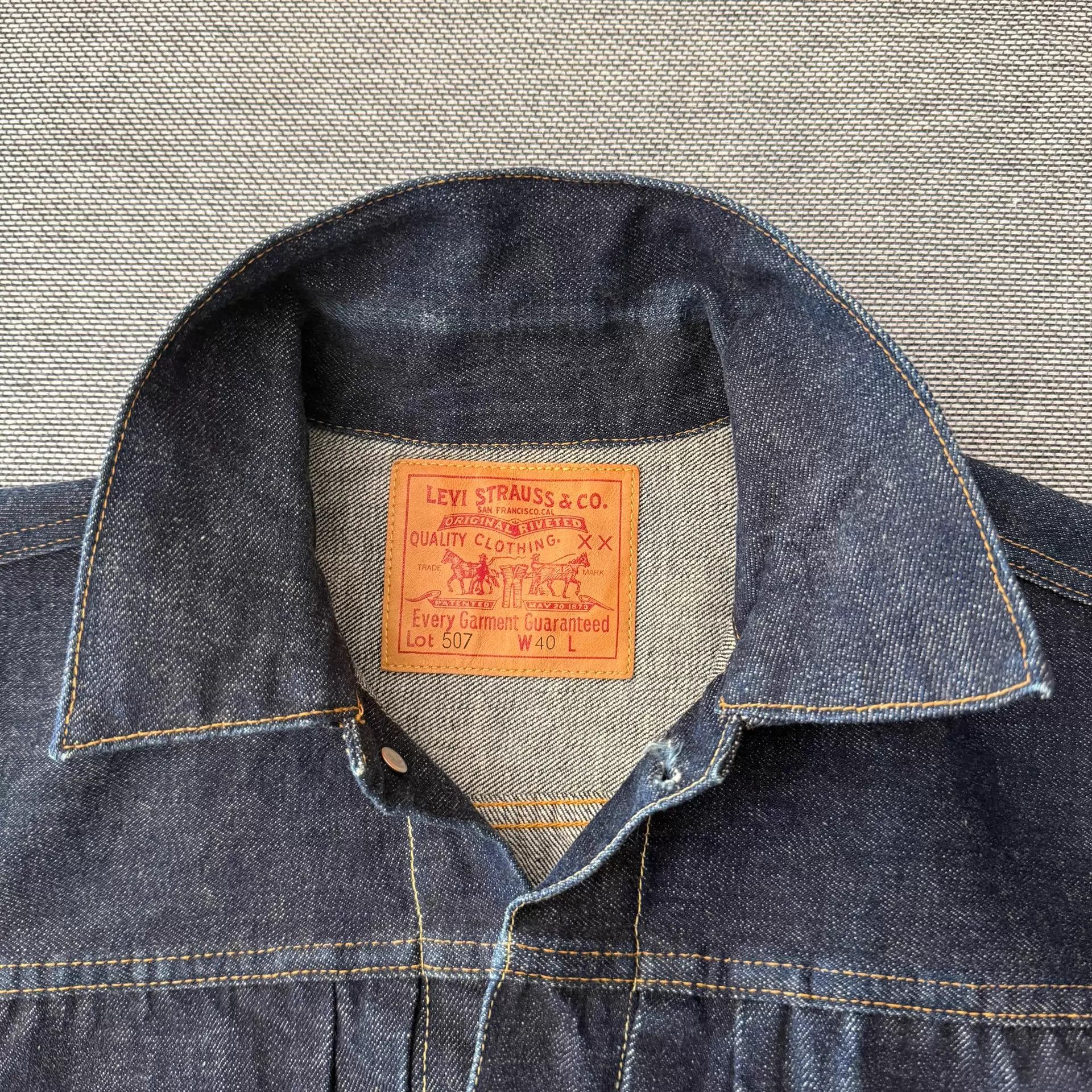 Levi's Levi's Lvc507 Type2 822 Factory Denim Jacket 40 2000 Size US M / EU 48-50 / 2 - 3 Thumbnail