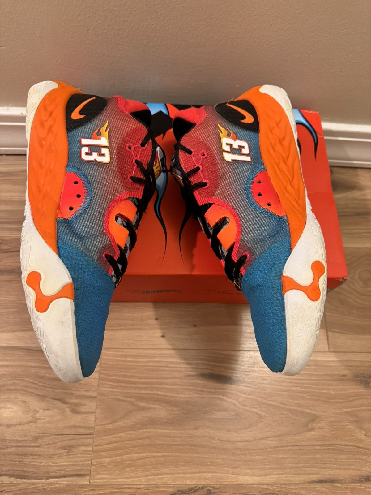 Nike Paul George PG 6 Hot Wheels Size US 11 / EU 44 - 6 Thumbnail