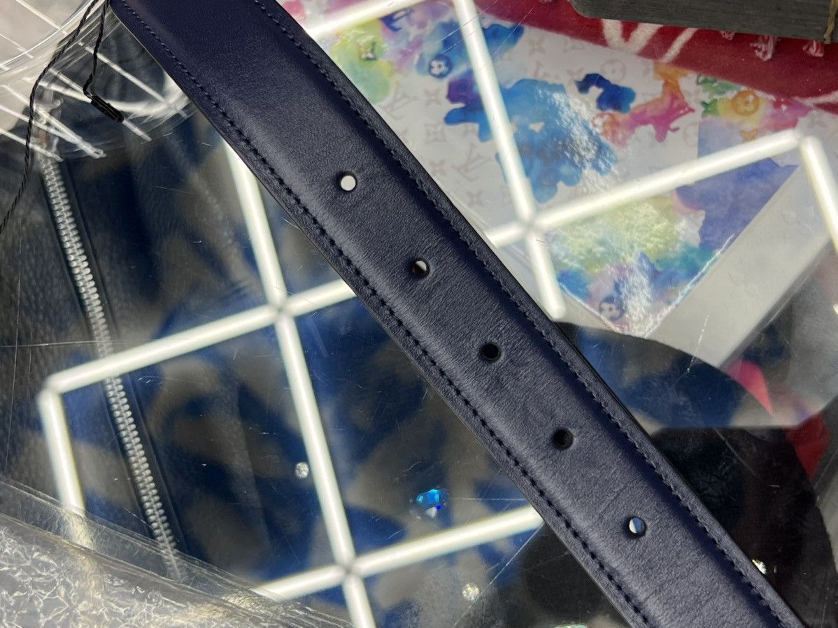 Gucci Gucci Blue Belt Size 38 - 6 Thumbnail
