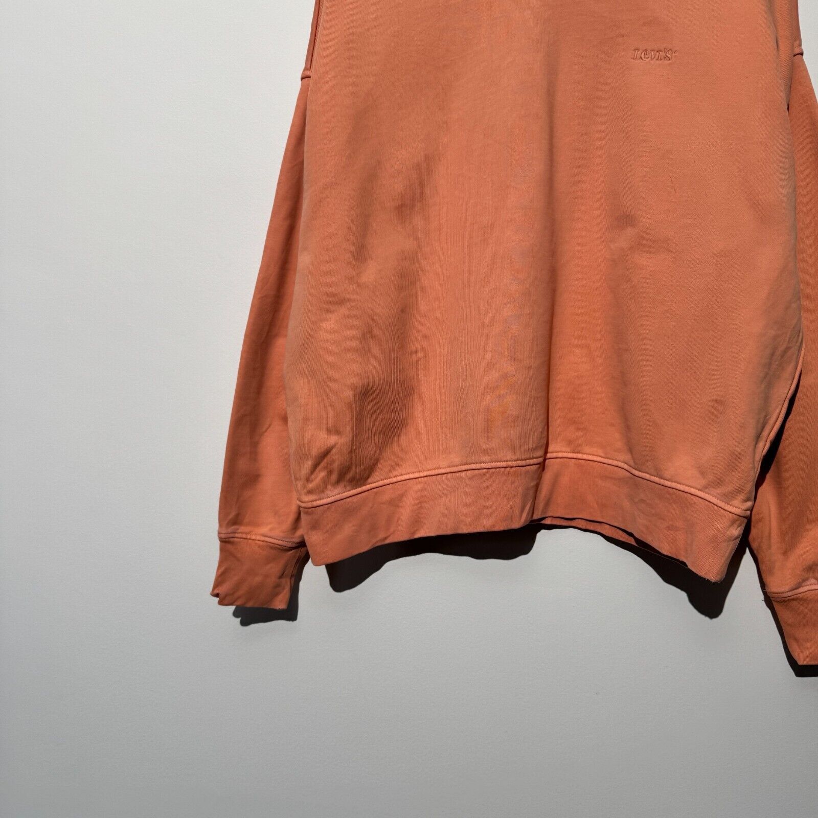 Levi's × Vintage Vintage Levis Unisex Peach Cotton Crewneck Size S 90s Size US S / EU 44-46 / 1 - 4 Thumbnail