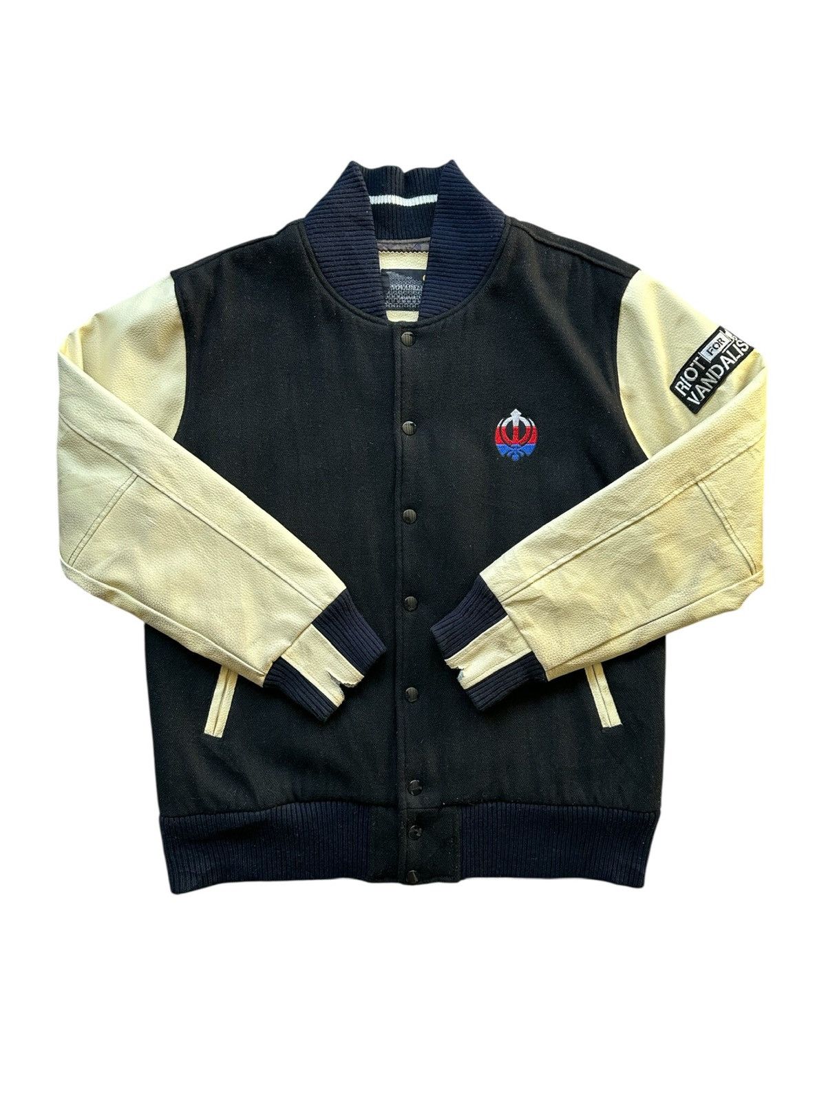 Japanese Brand 00’s Novadelic x WHIM G.F.D stadium varsity jacket Size US L / EU 52-54 / 3 - 6 Thumbnail