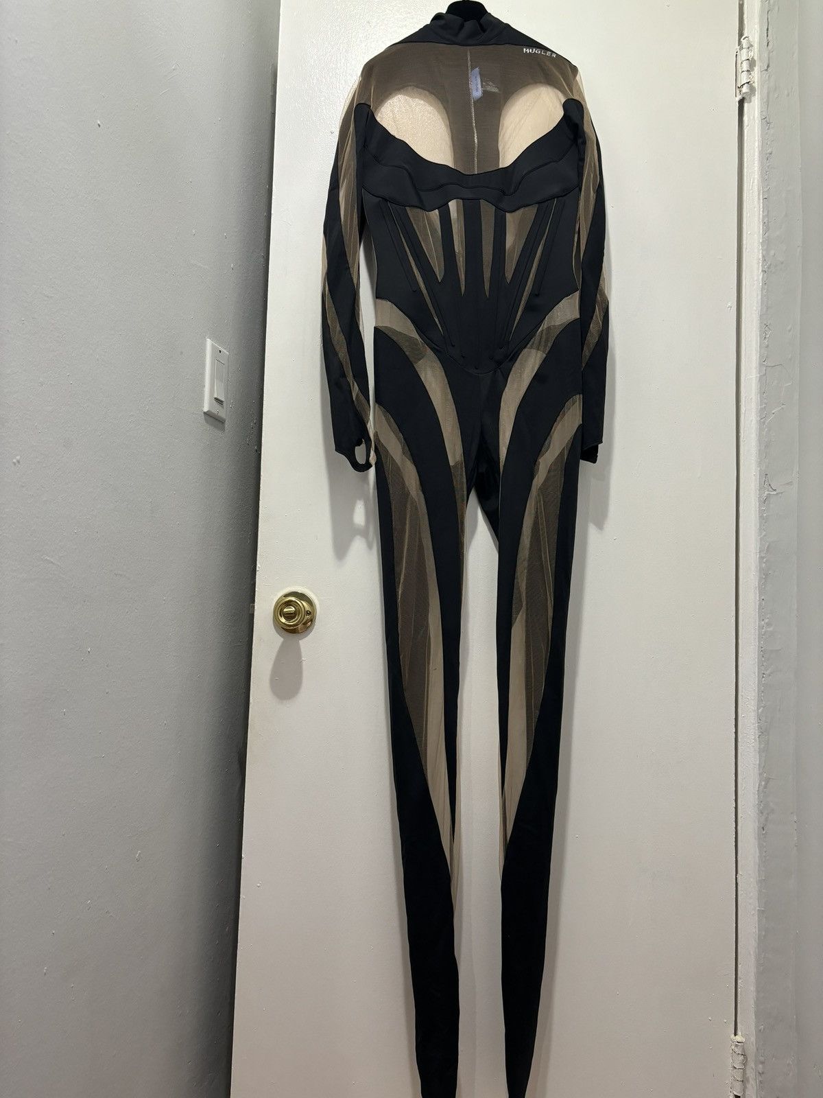 Mugler Authentic Mugler built in corset jumpsuit. Size 28" / US 6 / IT 42 - 1 Thumbnail