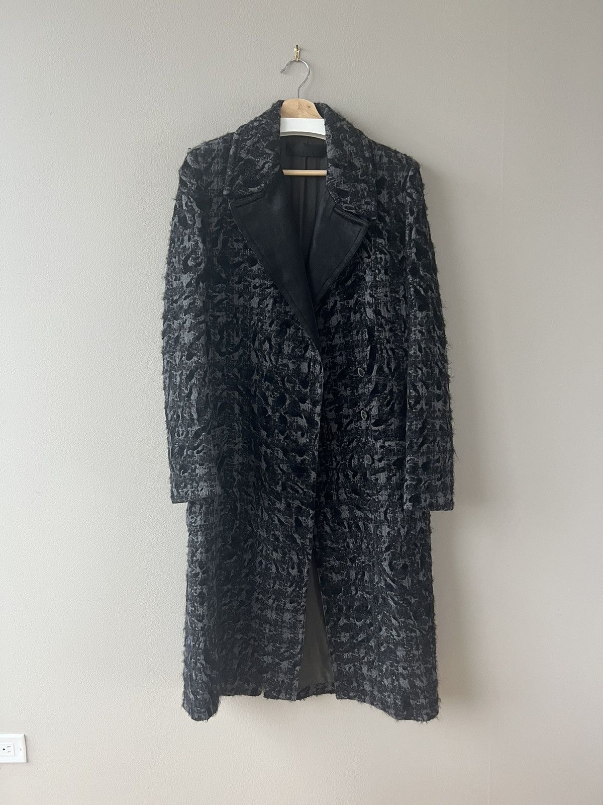 Haider Ackermann AW18 Sample Leopard Tweed Coat Size US S / EU 44-46 / 1 - 1 Thumbnail