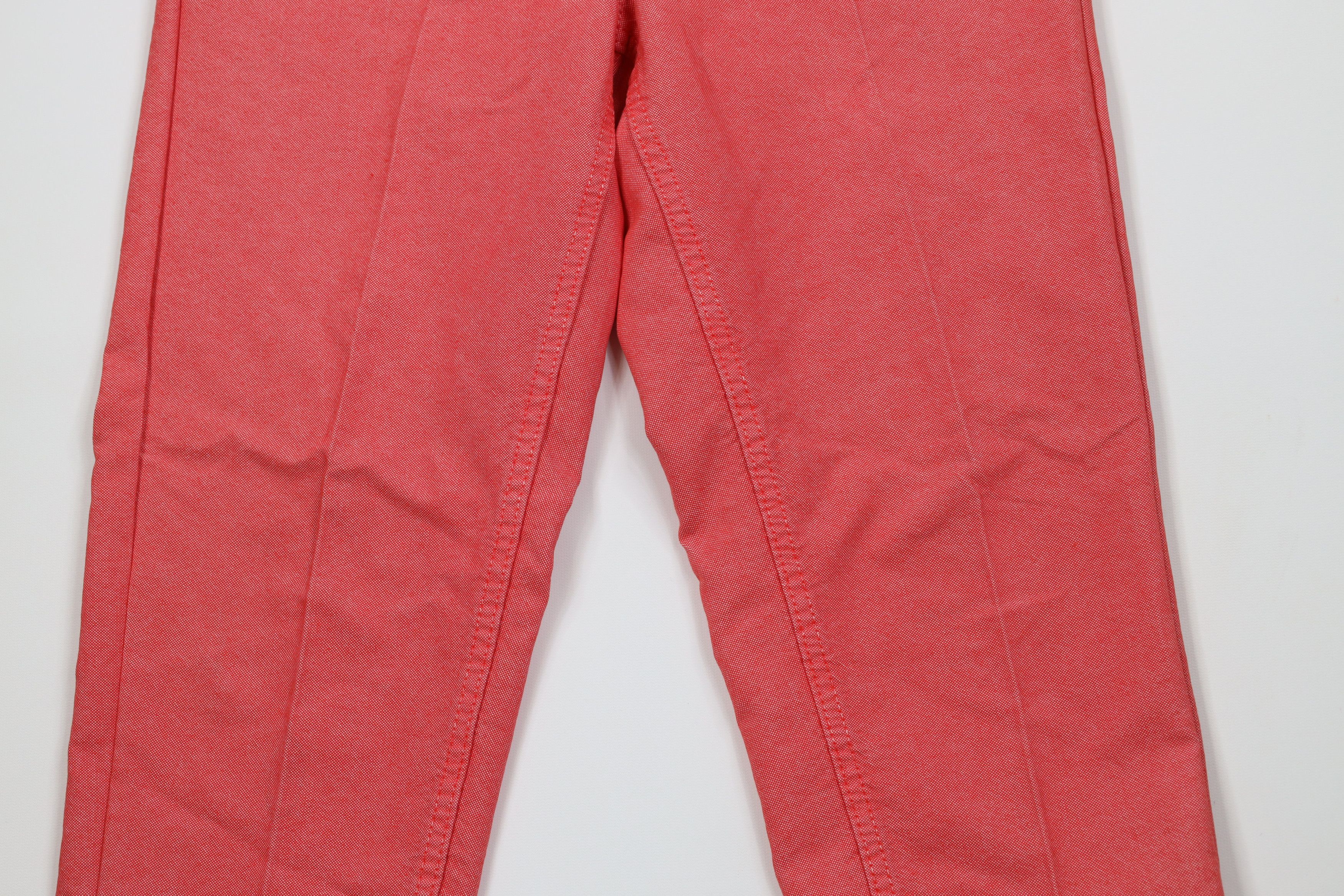 Levi's Vintage Y2K 2002 Levis 577 Capris Pants Salmon Pink USA Size 32" / US 10 / IT 46 - 3 Thumbnail