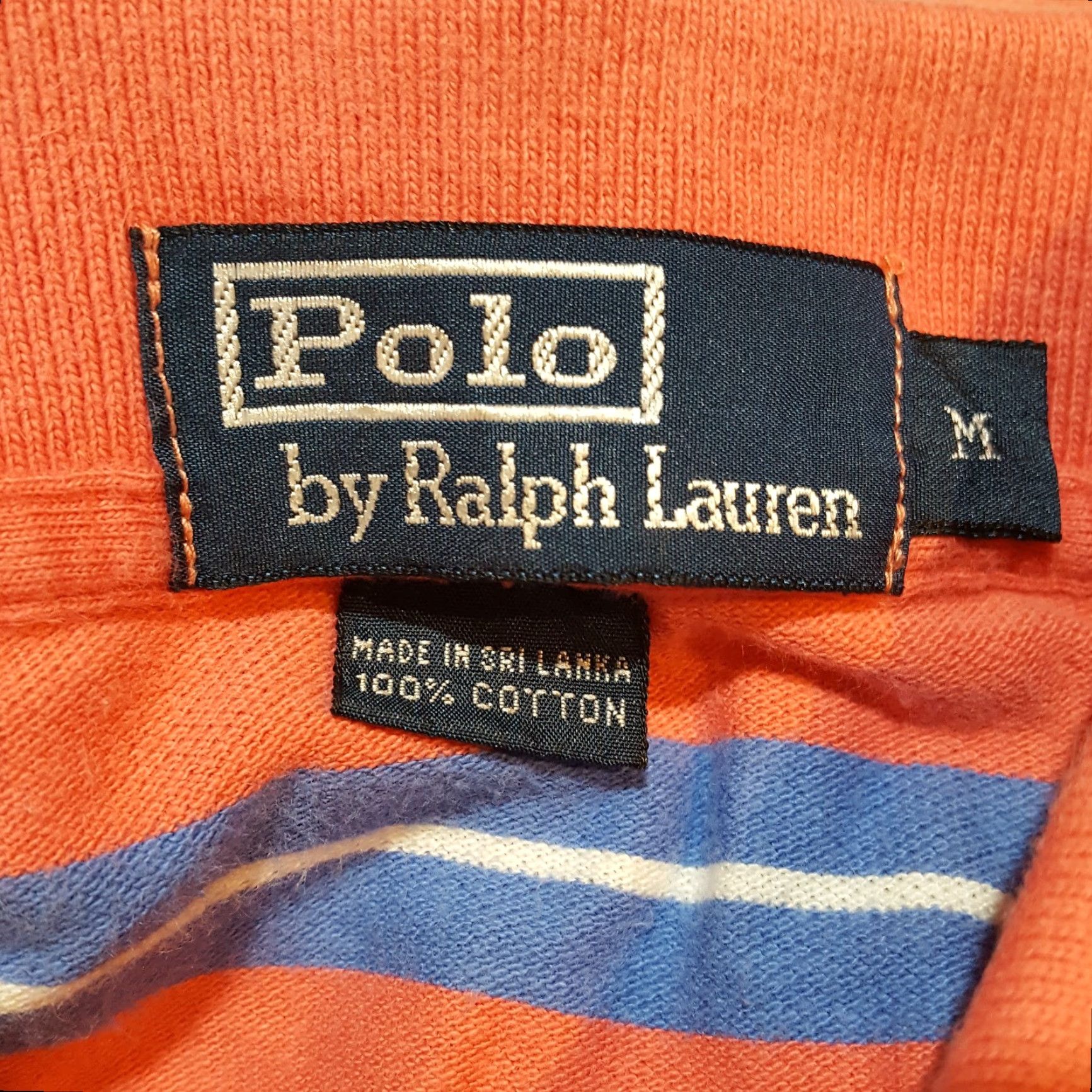 Ralph Lauren VINTAGE Ralph Lauren Polo Shirt Men M Pink Striped Pony Logo 90s Grunge Preppy Skate Size US M / EU 48-50 / 2 - 5 Thumbnail