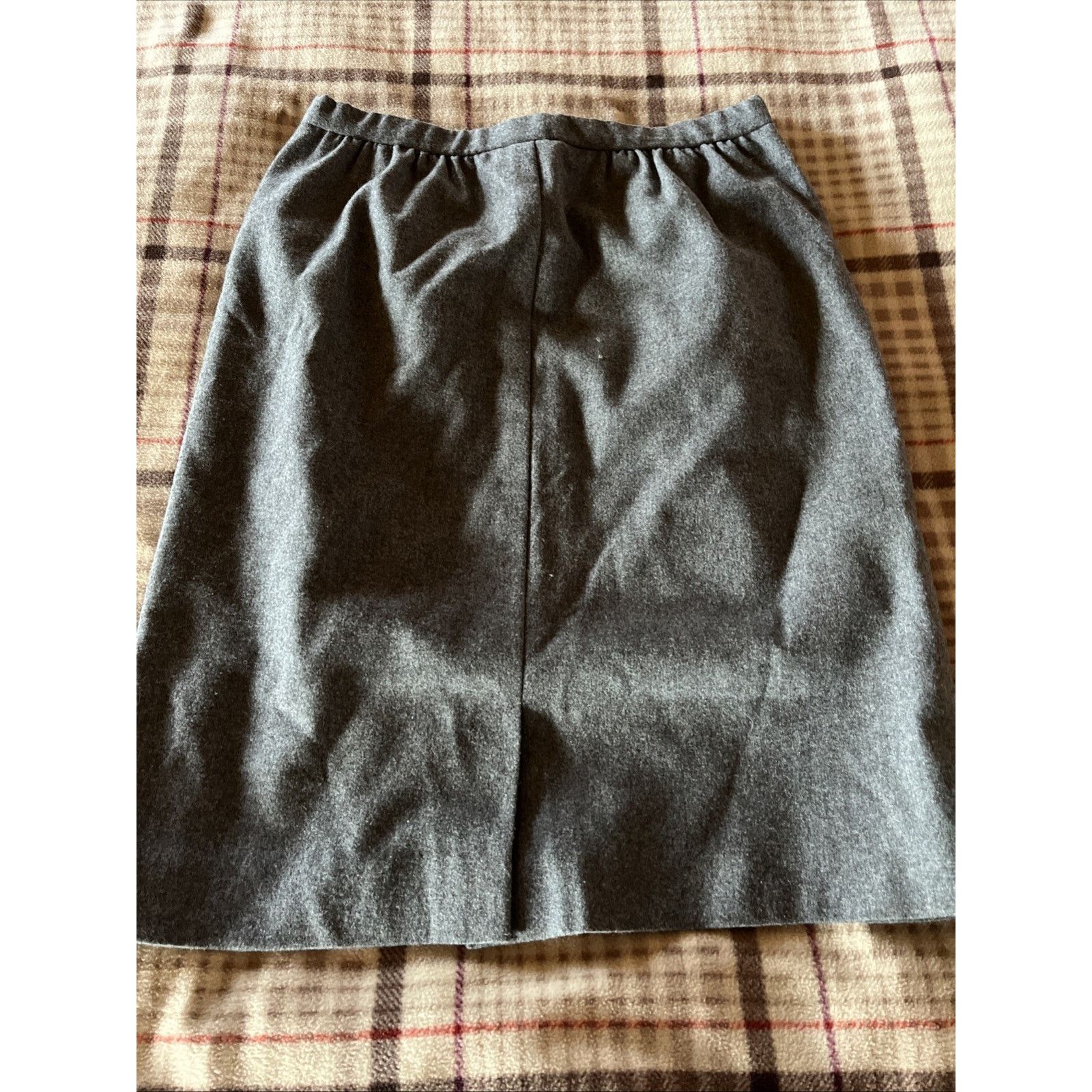 Pendleton Vintage Pendleton Women’s Wool Maxi Skirt 14 Minimalist Gray Size 36" / US 14 / IT 50 - 10 Thumbnail