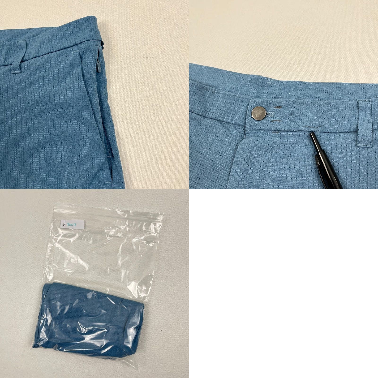 Lululemon VINTAGE Lululemon Commission Chino Shorts Mens 38 / 9" Blue Golf Performance Preppy Size US 38 / EU 54 - 8 Thumbnail