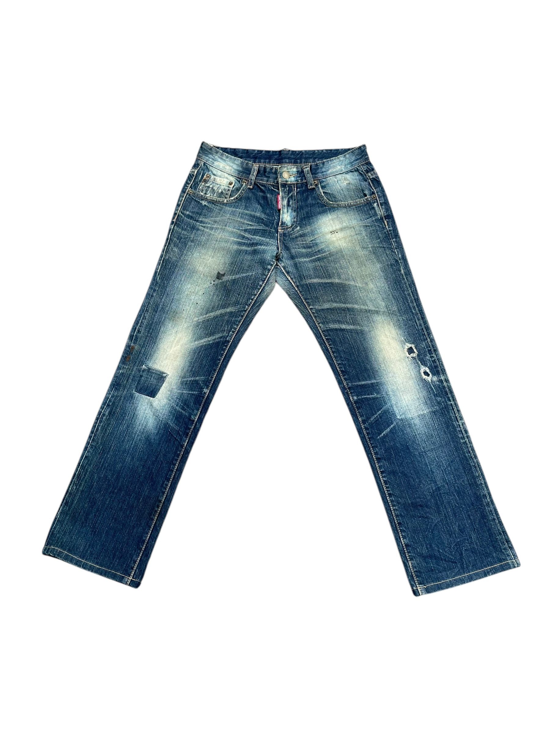 Designer Dsquared2 Custom Distresed Denim Size US 31 - 1 Thumbnail