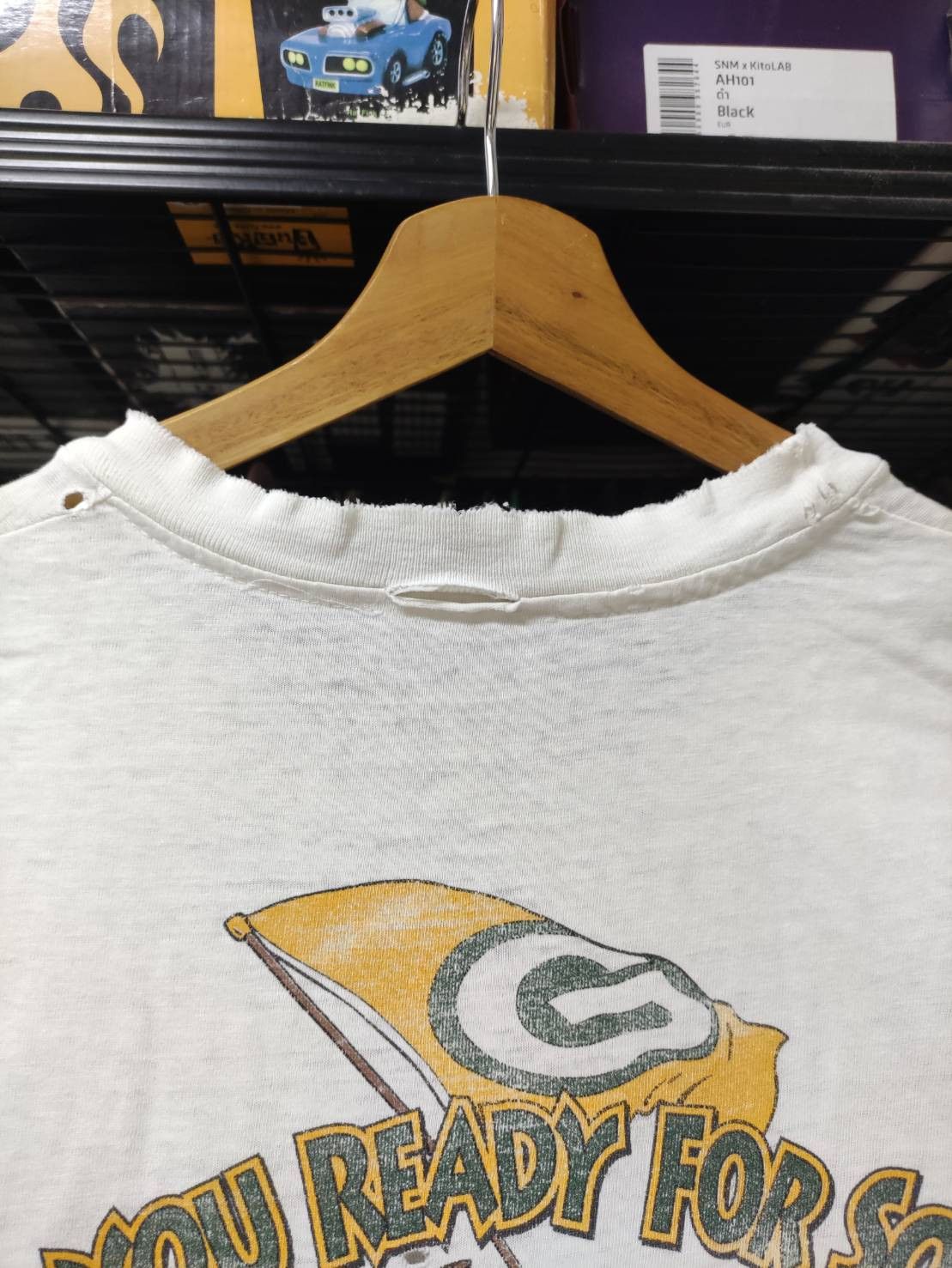 NFL Vtg 90's Green Bay Packers " Hey Dallas " Single Stitch Size US XL / EU 56 / 4 - 8 Thumbnail
