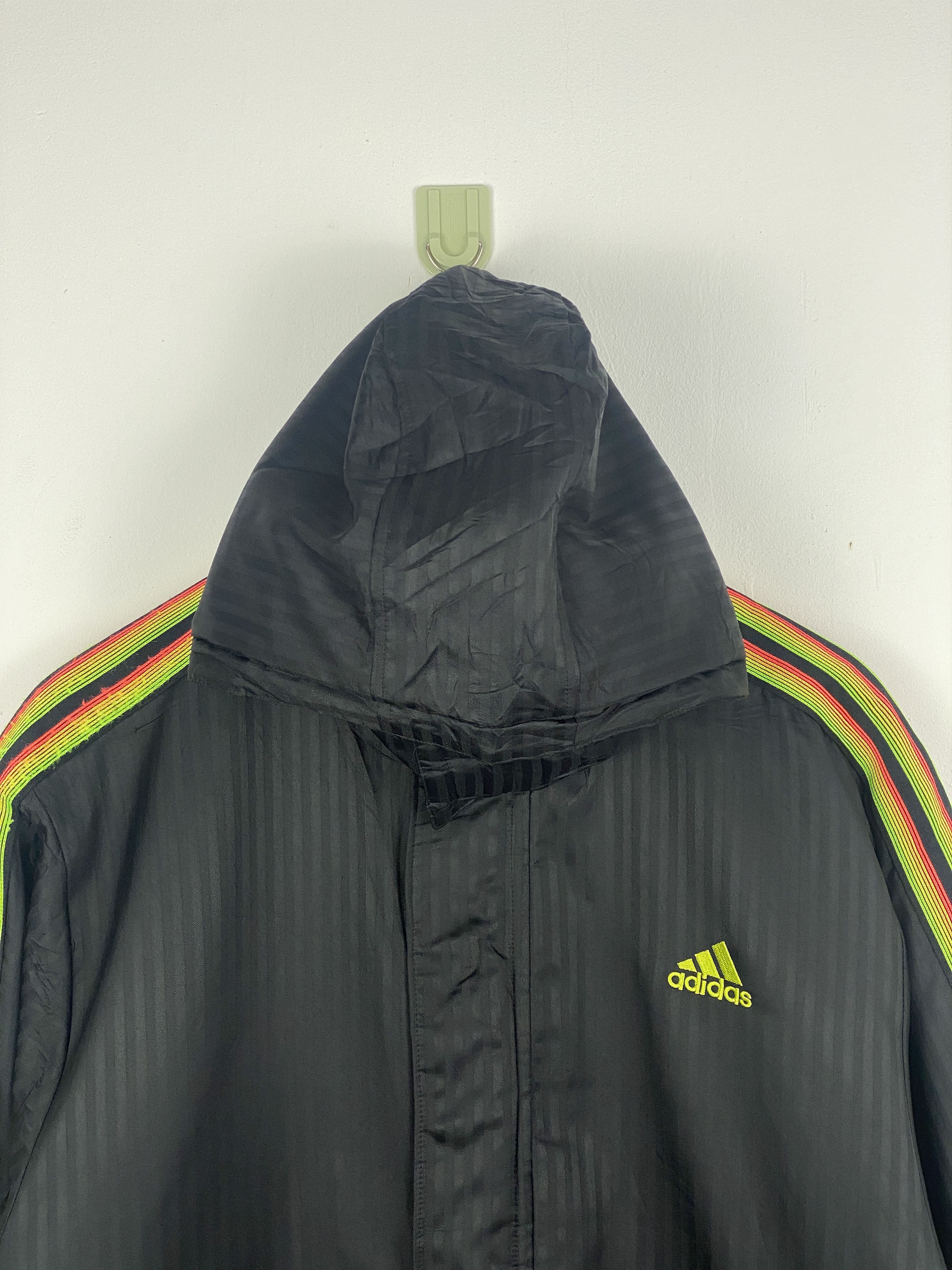 Adidas 90s Rare Adidas Original Zipper Up Long Jacket AH0022 Size US XXL / EU 58 / 5 - 2 Thumbnail