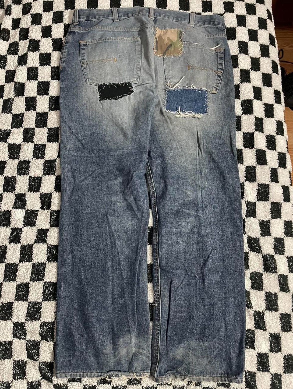 Other Pure Stuff Vintage Jeans with patches Size US 40 / EU 56 - 4 Thumbnail