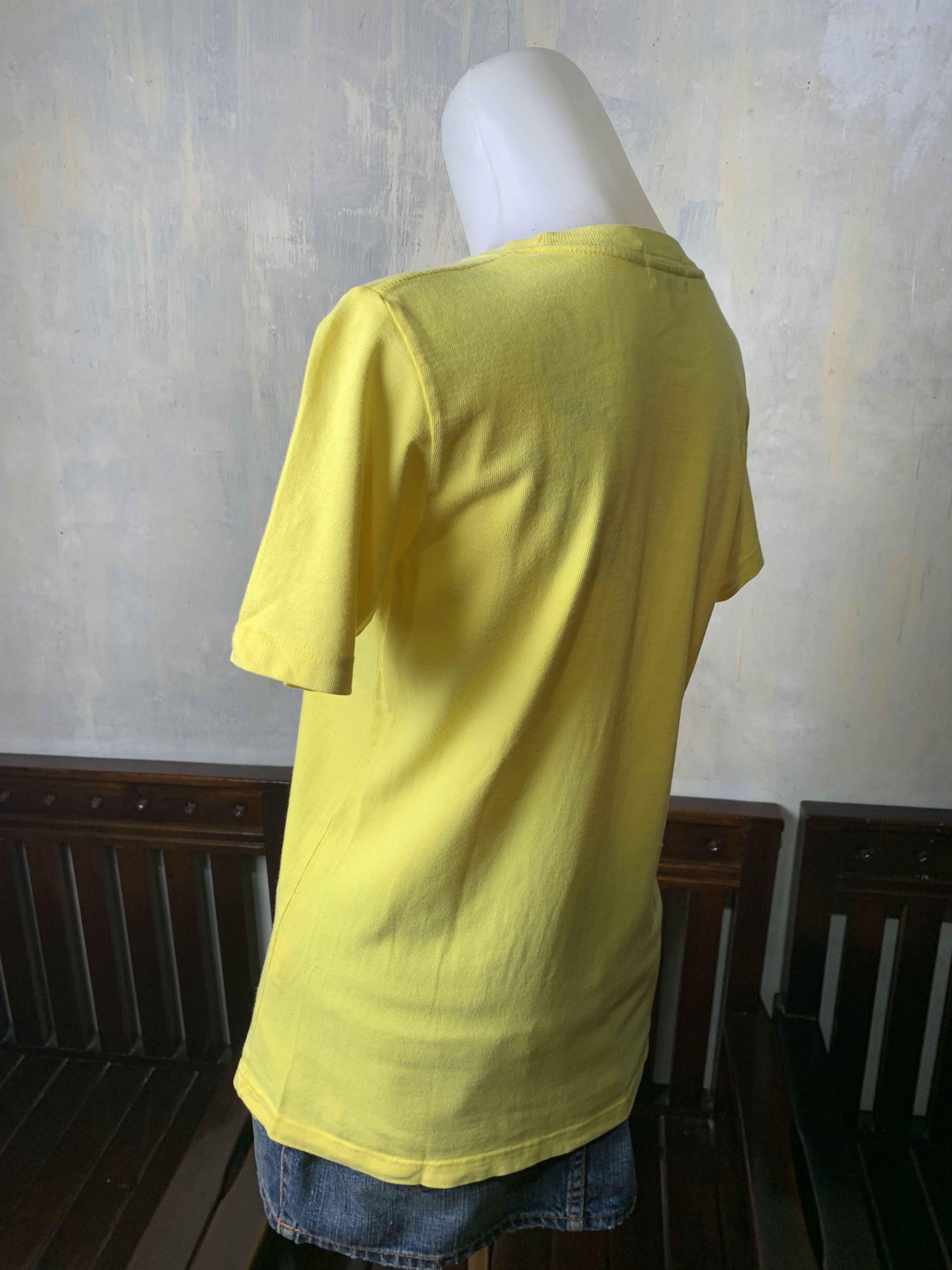 Takeo Kikuchi 2000s Takeo Kikuchi Yellow Poem Tee (M) Size M / US 6-8 / IT 42-44 - 3 Thumbnail