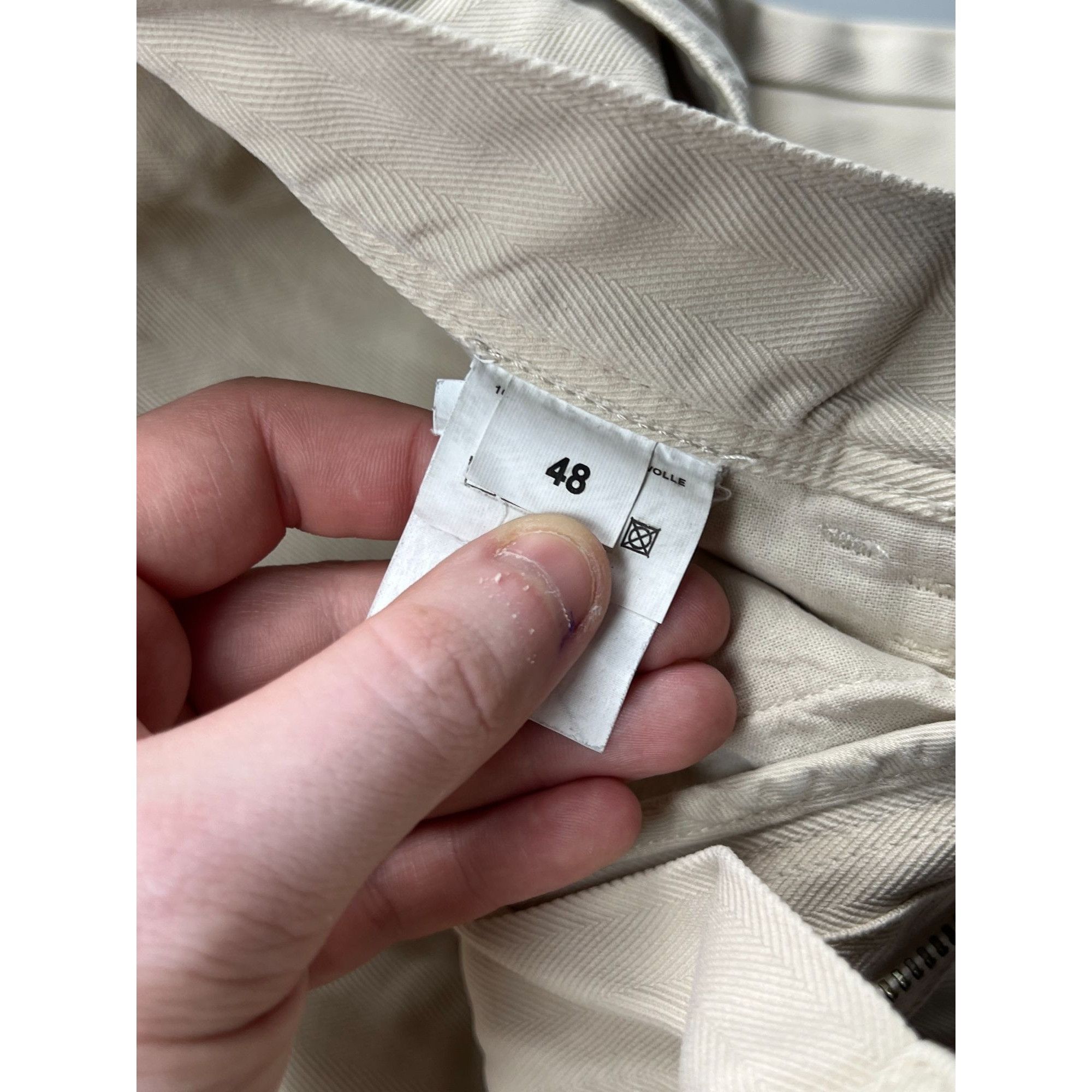 Pal Zileri Pal Zileri Lab Beige Denim Jeans Pants (Y0846) Size US 32 / EU 48 - 8 Thumbnail