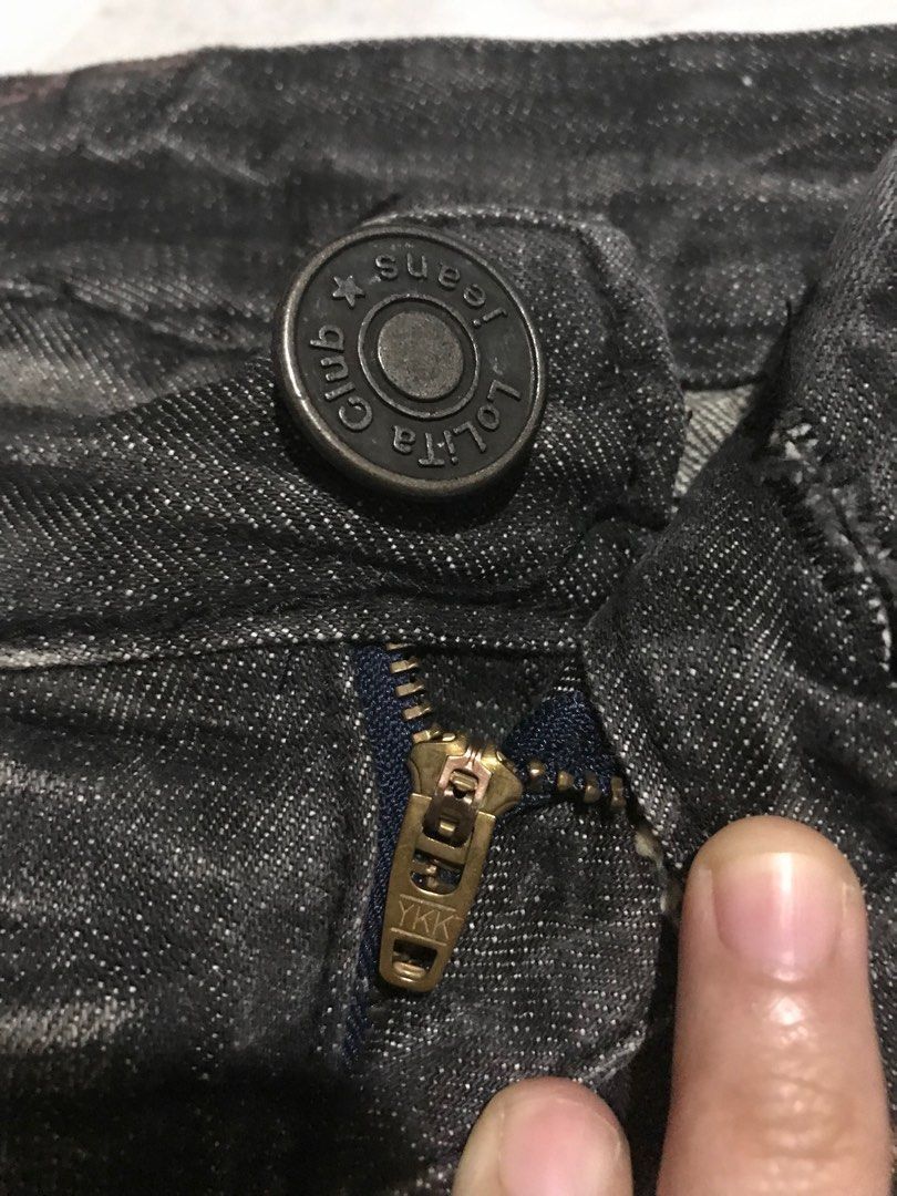 Beauty Beast Lolita denim skrit retro ghotic punk Size 31" - 4 Thumbnail