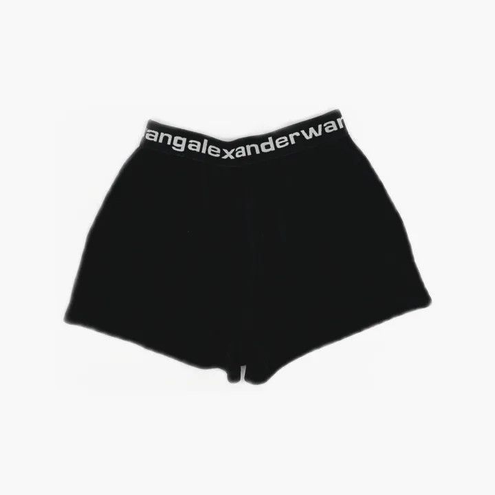 Alexander Wang Alexander Wang Black Corduroy Shorts for Women - Size 22" - 3 Thumbnail