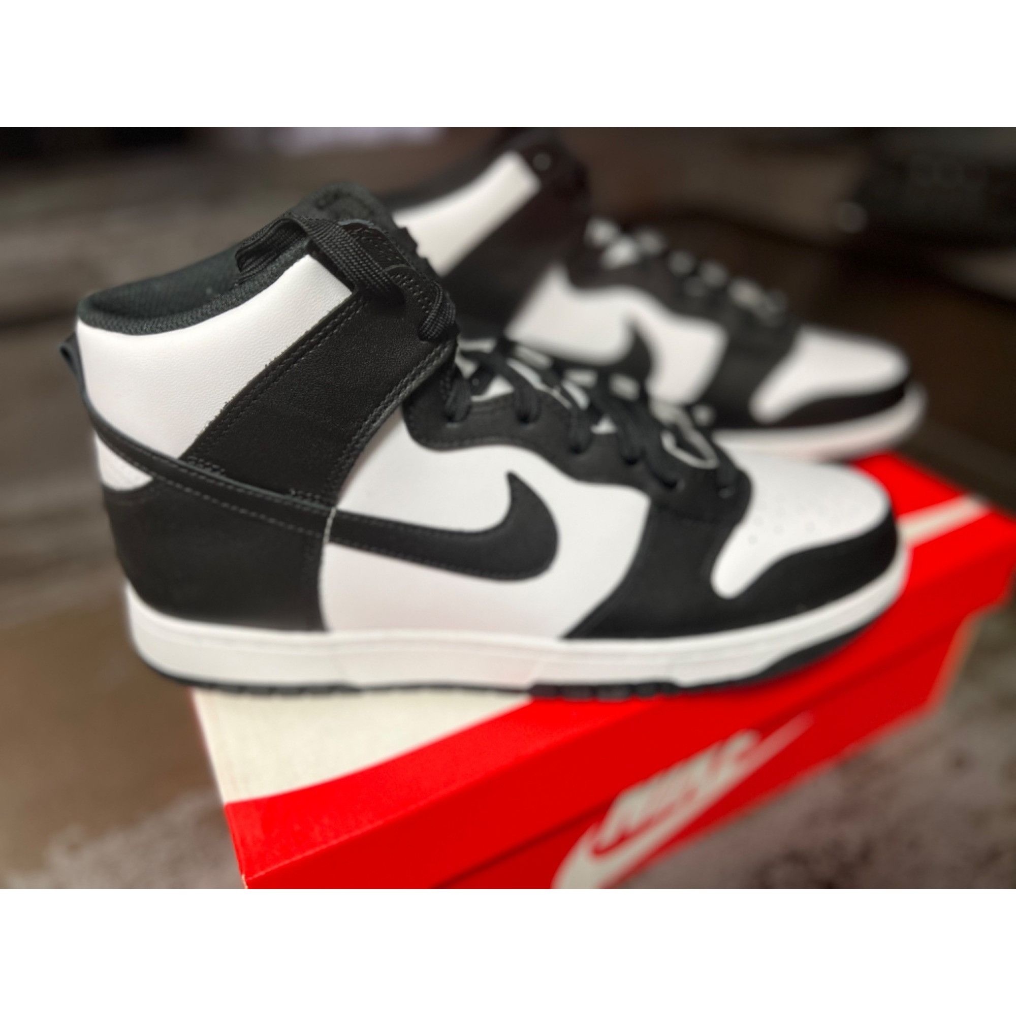 Nike Nike Dunk High Black White (2021) Size 10.5- DD1399-105 Size US 10.5 / EU 43-44 - 3 Thumbnail