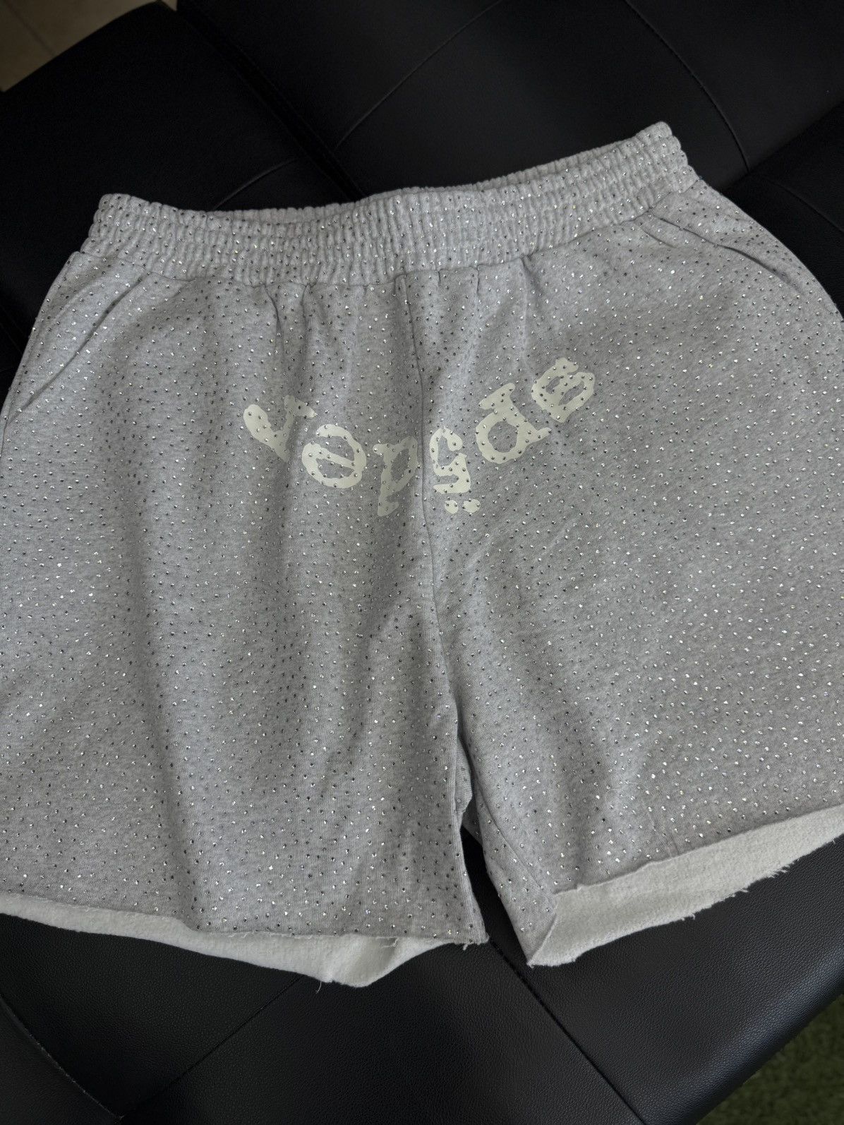 Sp5der Sp5der VVS Rhinestone Cotton Shorts Size (XXL) NEW Size US 38 / EU 54 - 5 Thumbnail