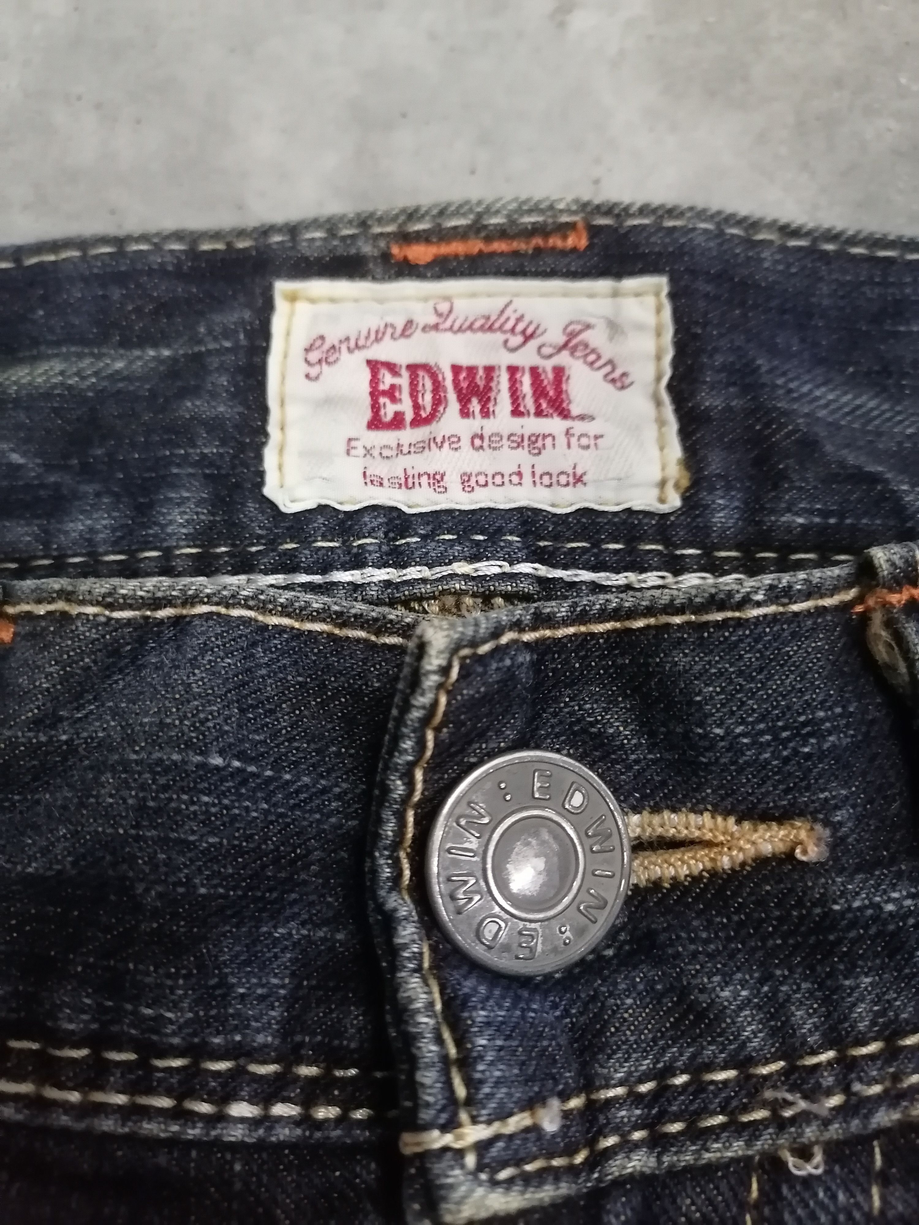 Japanese Brand Edwin Exclusive Vintage Rusty Baggy Denim Pants Size US 31 - 7 Thumbnail