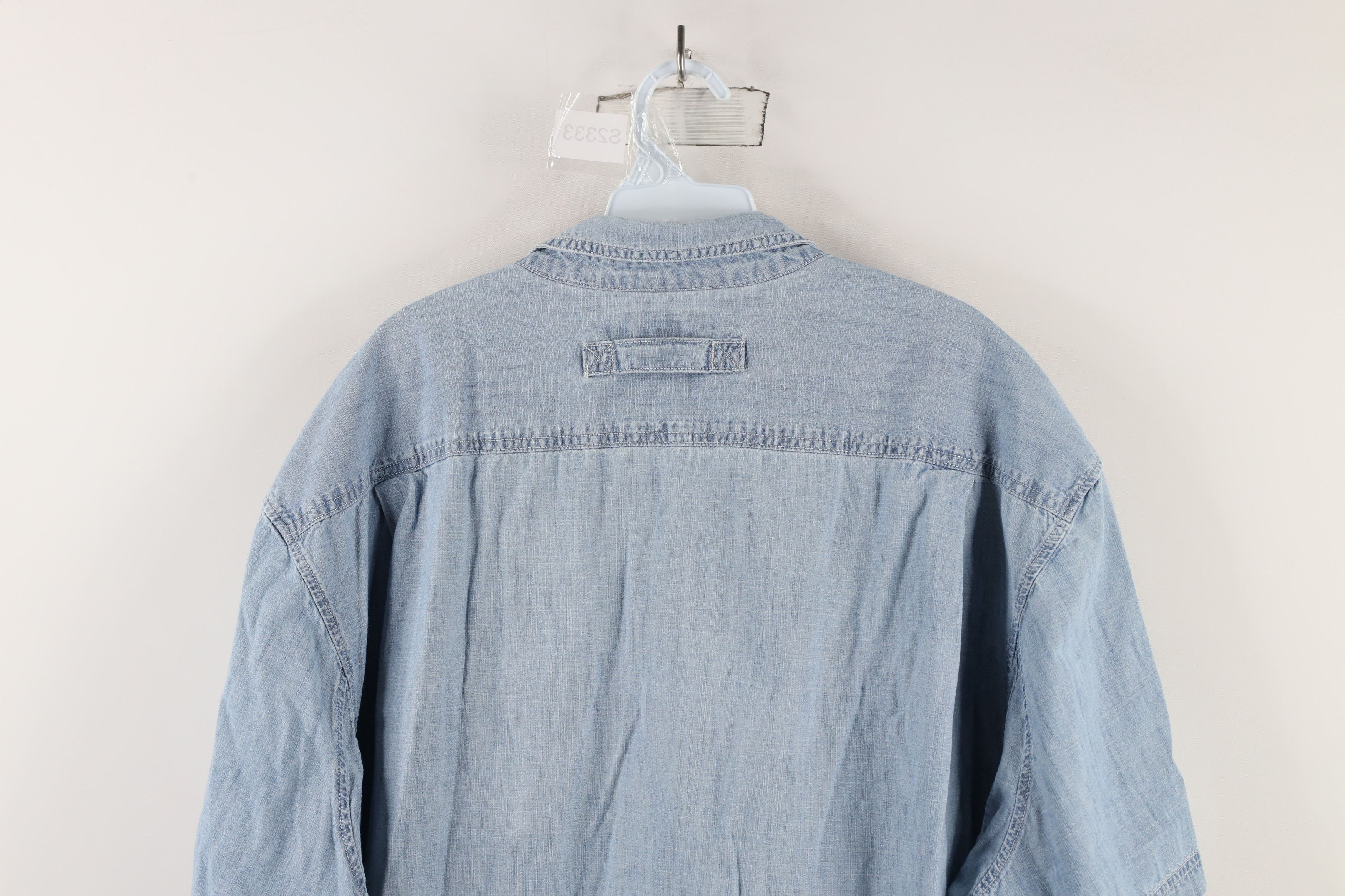 Duluth Trading Company × Vintage Duluth Trading Co Jean Short Sleeve Button Down Shirt Blue Size US XXL / EU 58 / 5 - 12 Thumbnail