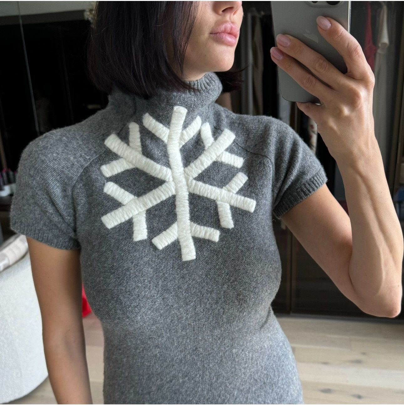 Fendi FENDI Wool Winter Knit Mini Dress Size S / US 4 / IT 40 - 3 Thumbnail