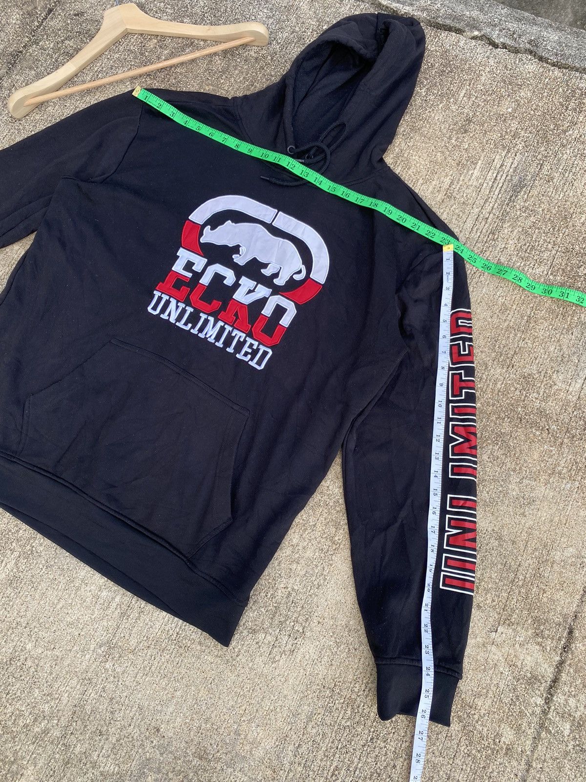 🔥 Rare 🔥 Vintage Y2K Big Logo Ecko Hoodie