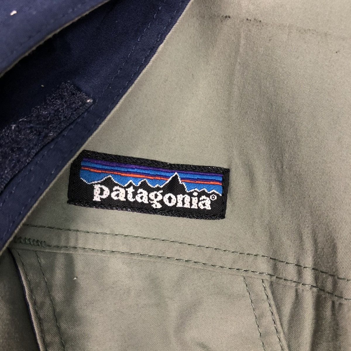 Patagonia 🔥VINTAGE WINDBREAKER JACKET PATAGONIA OLIVE OIL GREEN Size US M / EU 48-50 / 2 - 24 Thumbnail