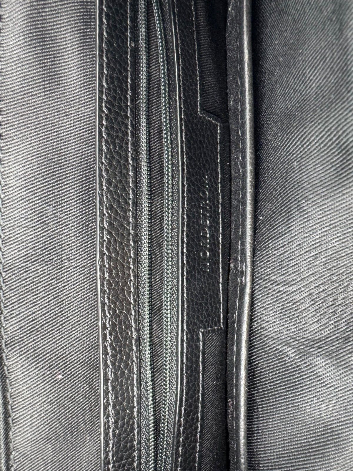 Nordstrom NWOT Nordstrom Black Pebbled Genuine Leather Backpack Size ONE SIZE - 5 Thumbnail
