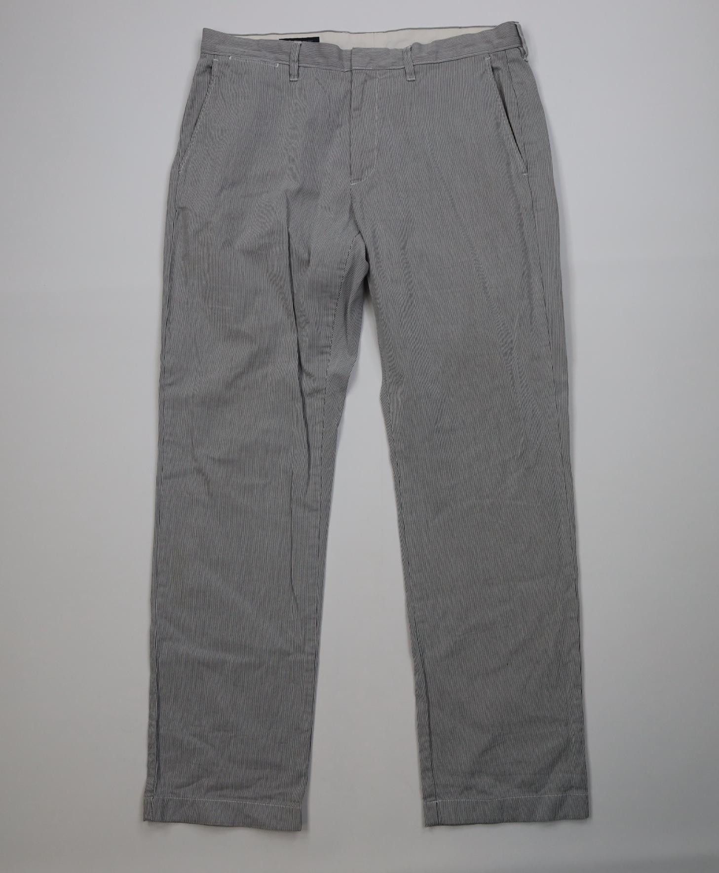 J.Crew Vintage Y2K J Crew Pinstriped Straight Leg Chino Pants Size US 33 - 1 Thumbnail