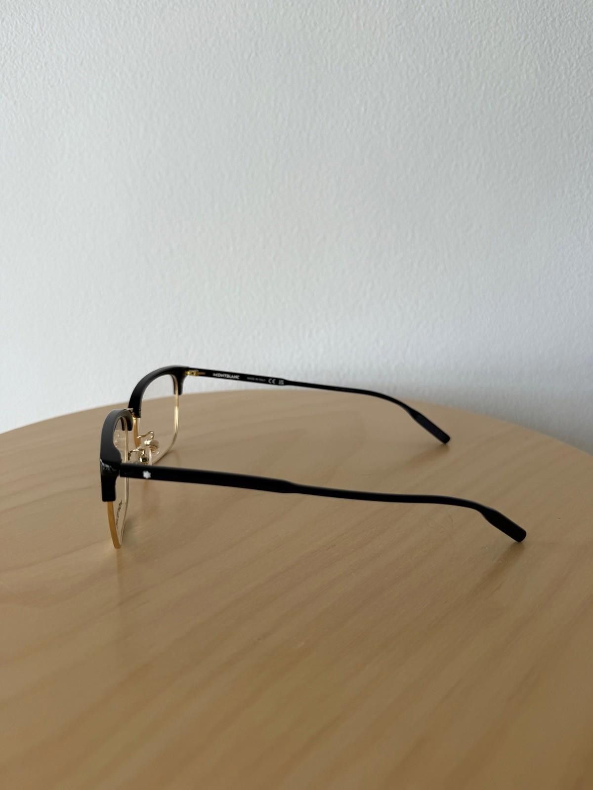 Montblanc New montblanc optical glasses frames eyeglasses MB0199OA 006 Size ONE SIZE - 4 Thumbnail
