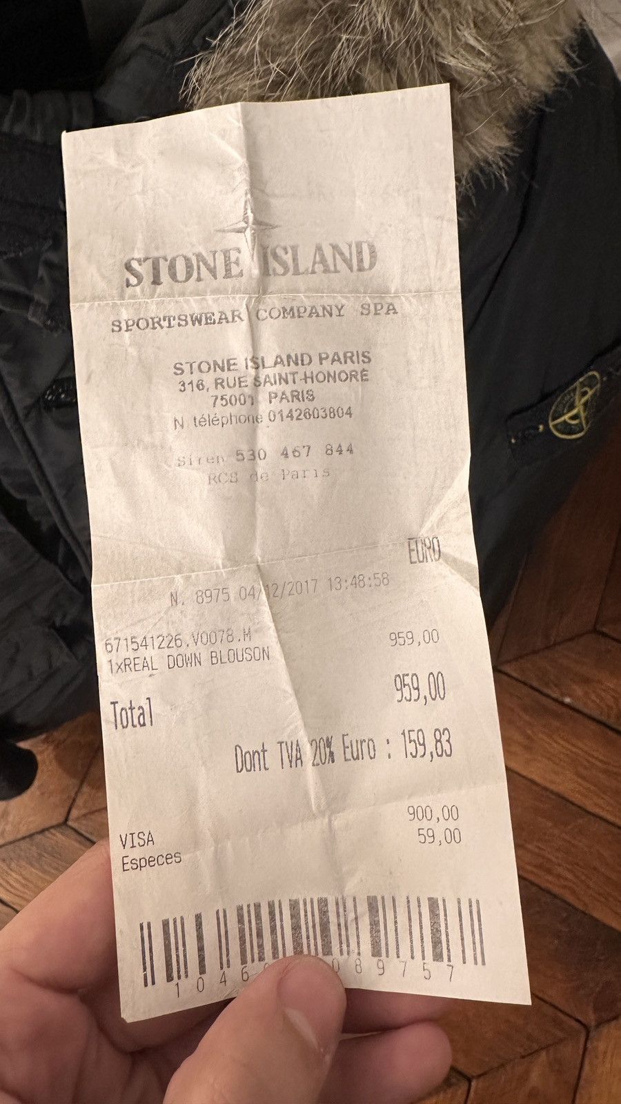 Stone Island Stone Island Parka Real Down Blouson - M - Black Size US M / EU 48-50 / 2 - 10 Thumbnail
