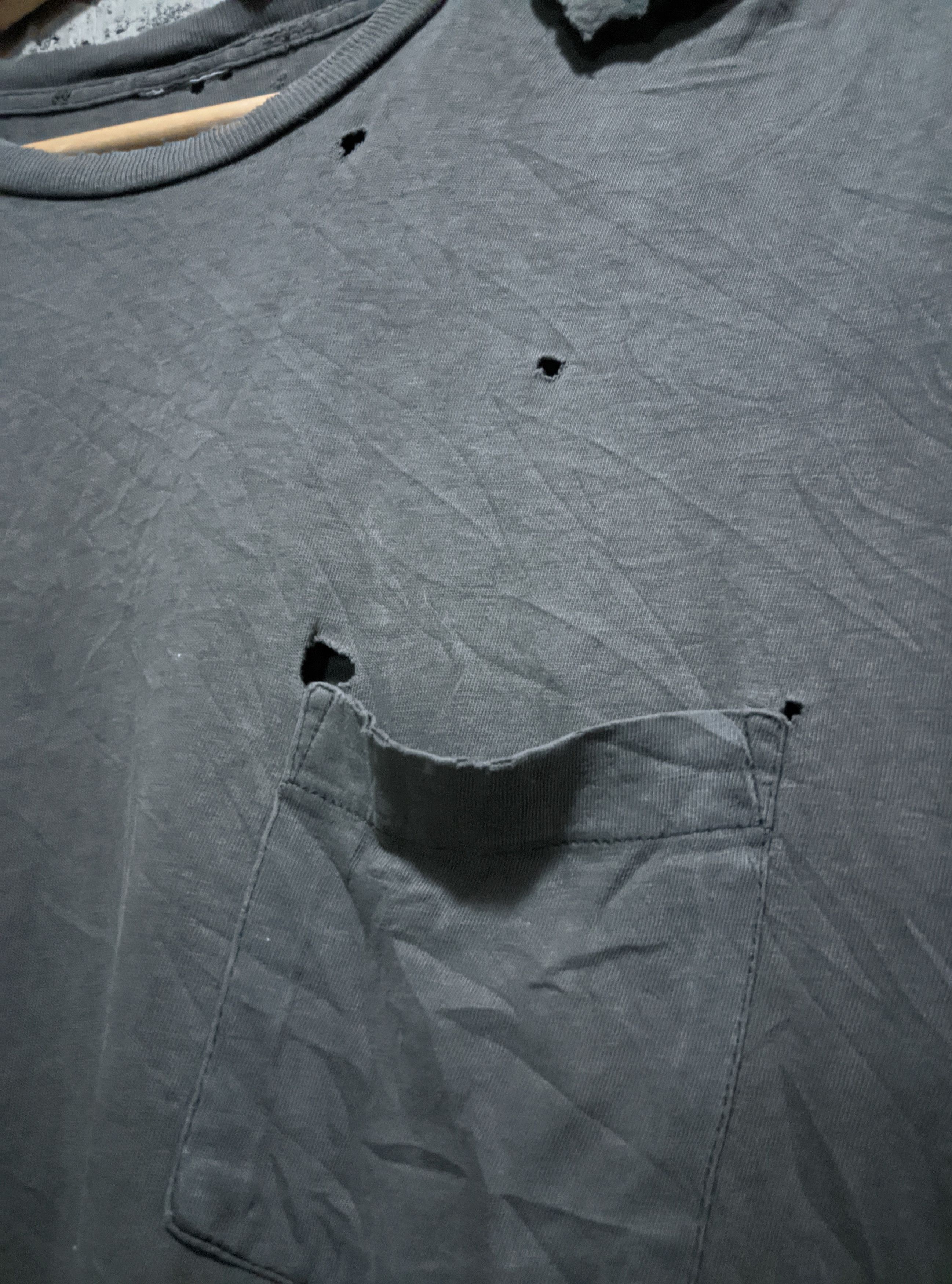 Vintage Vintage 90s destroyed thrashed faded blank erd Size US XL / EU 56 / 4 - 8 Thumbnail