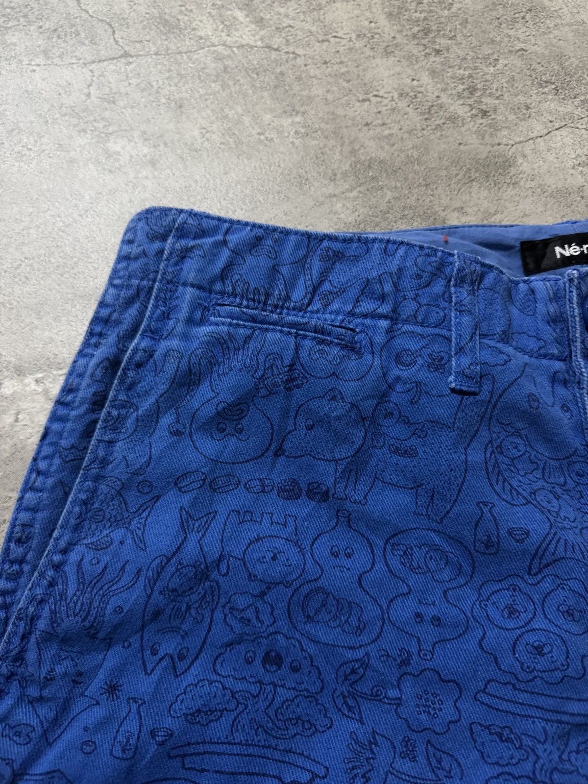 Ne-Net VINTAGE NE-NET ISSEY MIYAKE FULLPRINTED PANTS Size US 32 / EU 48 - 6 Thumbnail