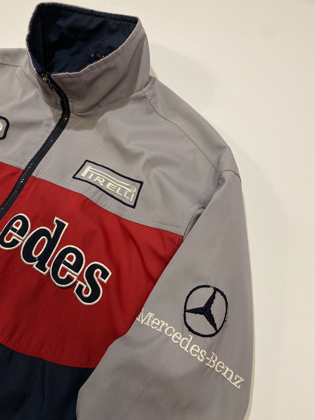 Mercedes-Benz × Vintage Vintage Mercedes Benz Jacket Big Logo rare L Size US L / EU 52-54 / 3 - 4 Thumbnail
