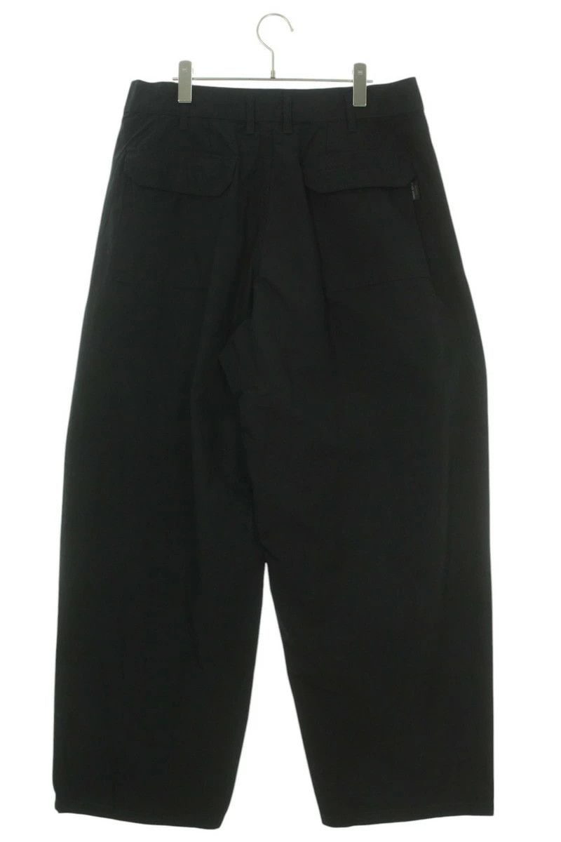 Yohji Yamamoto BLACK Scandal Yohji Yamamoto Ripstop Side Tape Long Pants Size US 35 - 2 Thumbnail