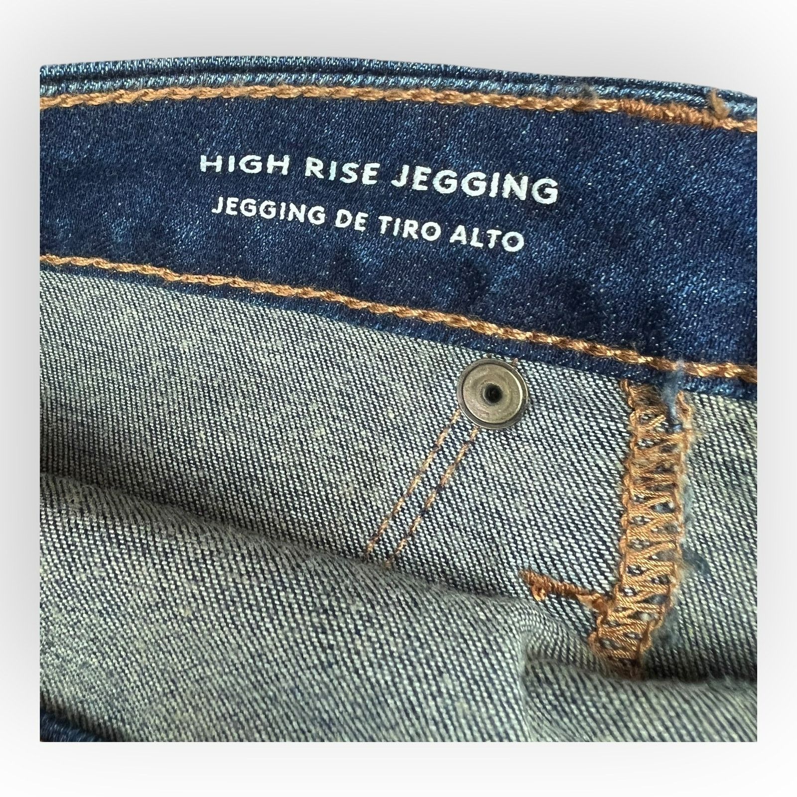 Target Basics Universal Thread High Rise Denim Jegging Jeans Classic Wash Size 34" / US 12 / IT 48 - 5 Thumbnail