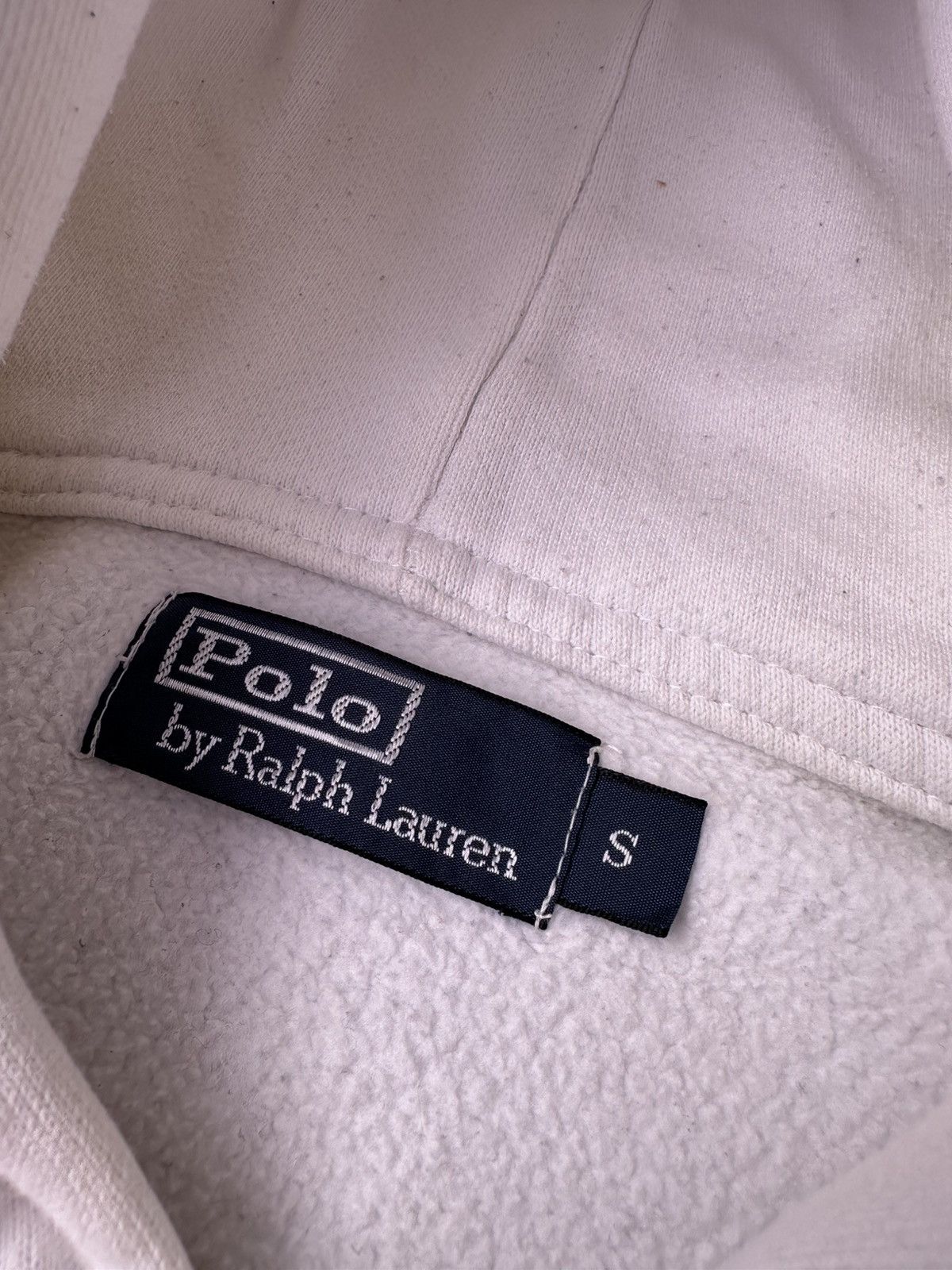 Polo Ralph Lauren × Vintage Vintage Polo Ralph Lauren New York Club White Hoodie Size US S / EU 44-46 / 1 - 6 Thumbnail