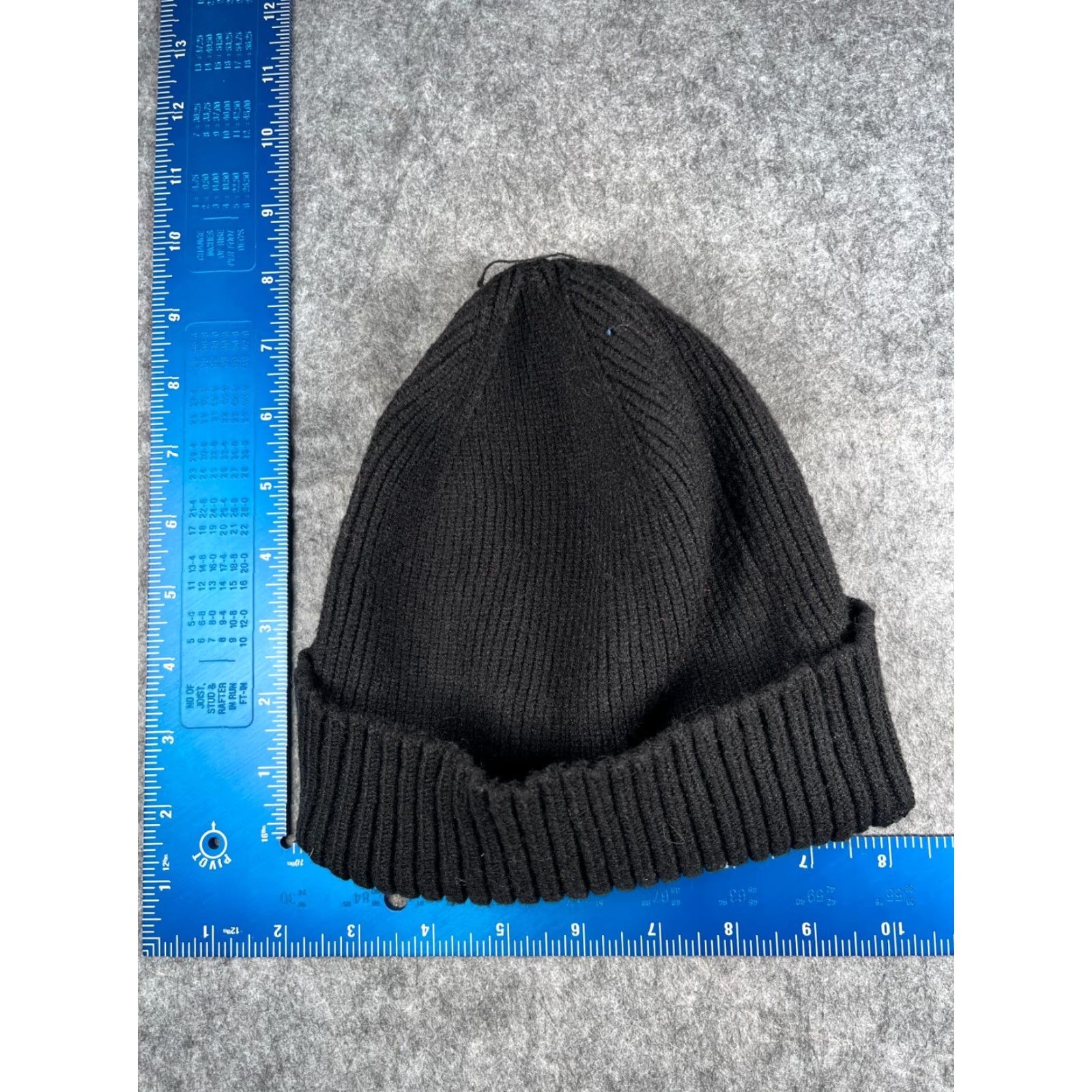Vintage Time And Tru Beanie Toque Women One Size Black Knit Polyester Blend Snow Winter Size ONE SIZE - 4 Thumbnail
