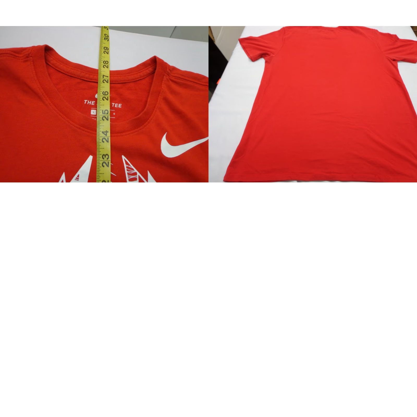 Nike Nike Dri-FIT Football Graphic Red T Shirt Large Athletic Cut Mens Size US L / EU 52-54 / 3 - 8 Thumbnail