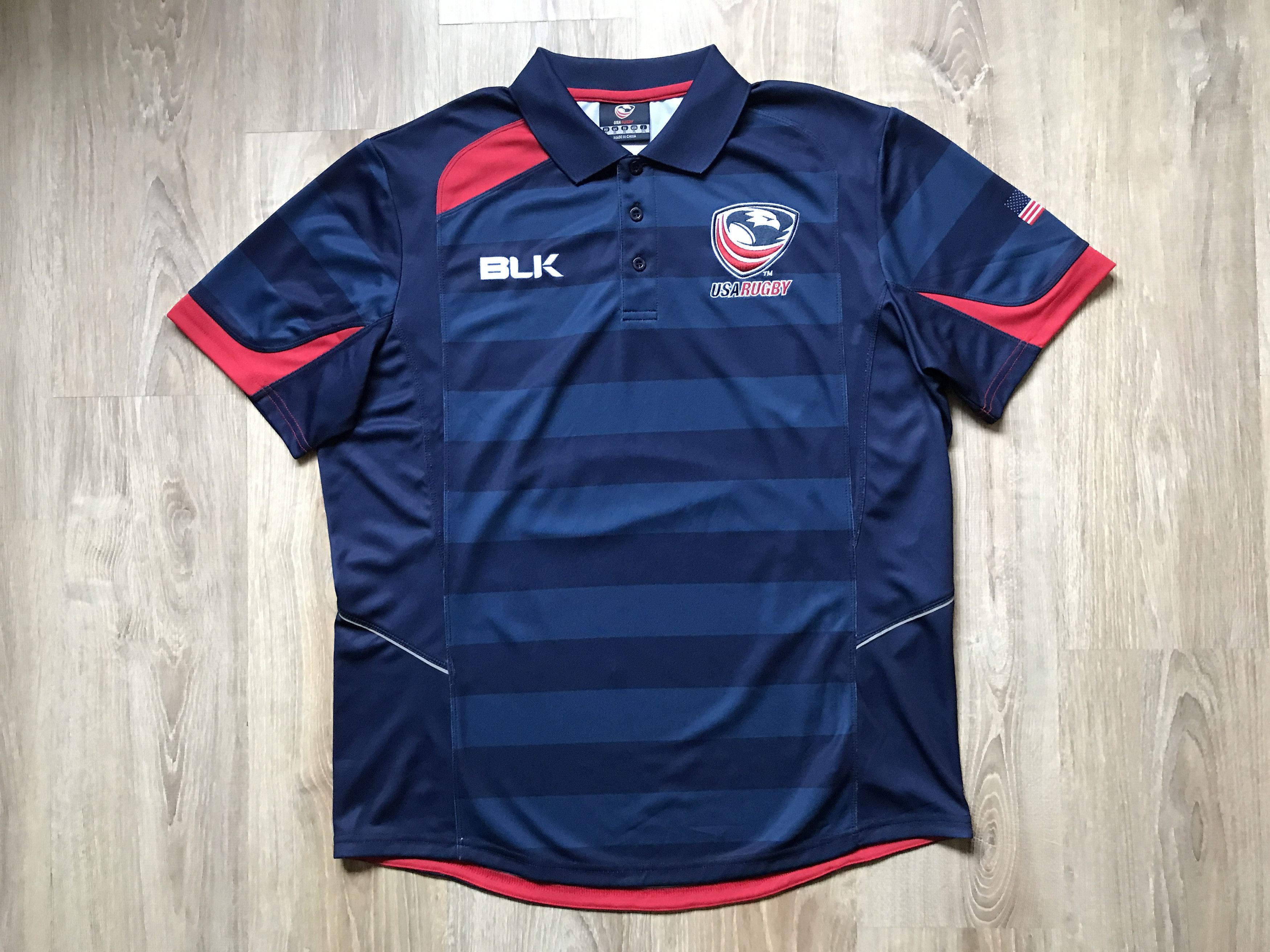 Other USA Rugby BLK Team Training Polo Shirt Size US XL / EU 56 / 4 - 2 Thumbnail