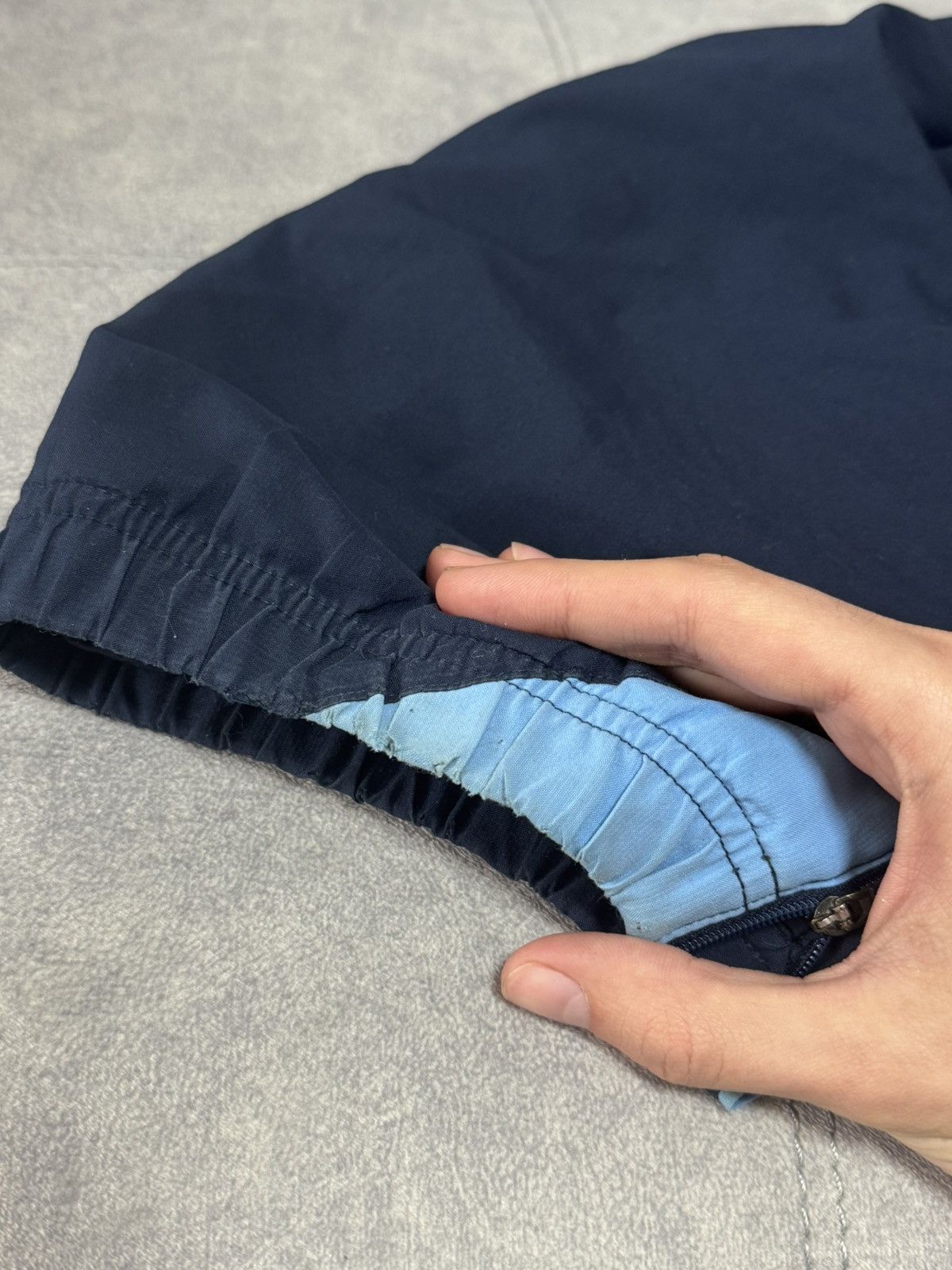 Nike × Vintage Vintage Nike Y2K nylon baggy pants blue navy size XL Size US 34 / EU 50 - 18 Thumbnail