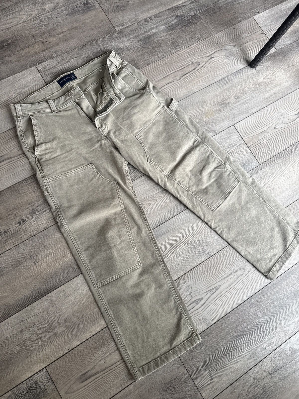 Abercrombie & Fitch Abercrombie Baggy Double Knee Size US 31 - 1 Thumbnail